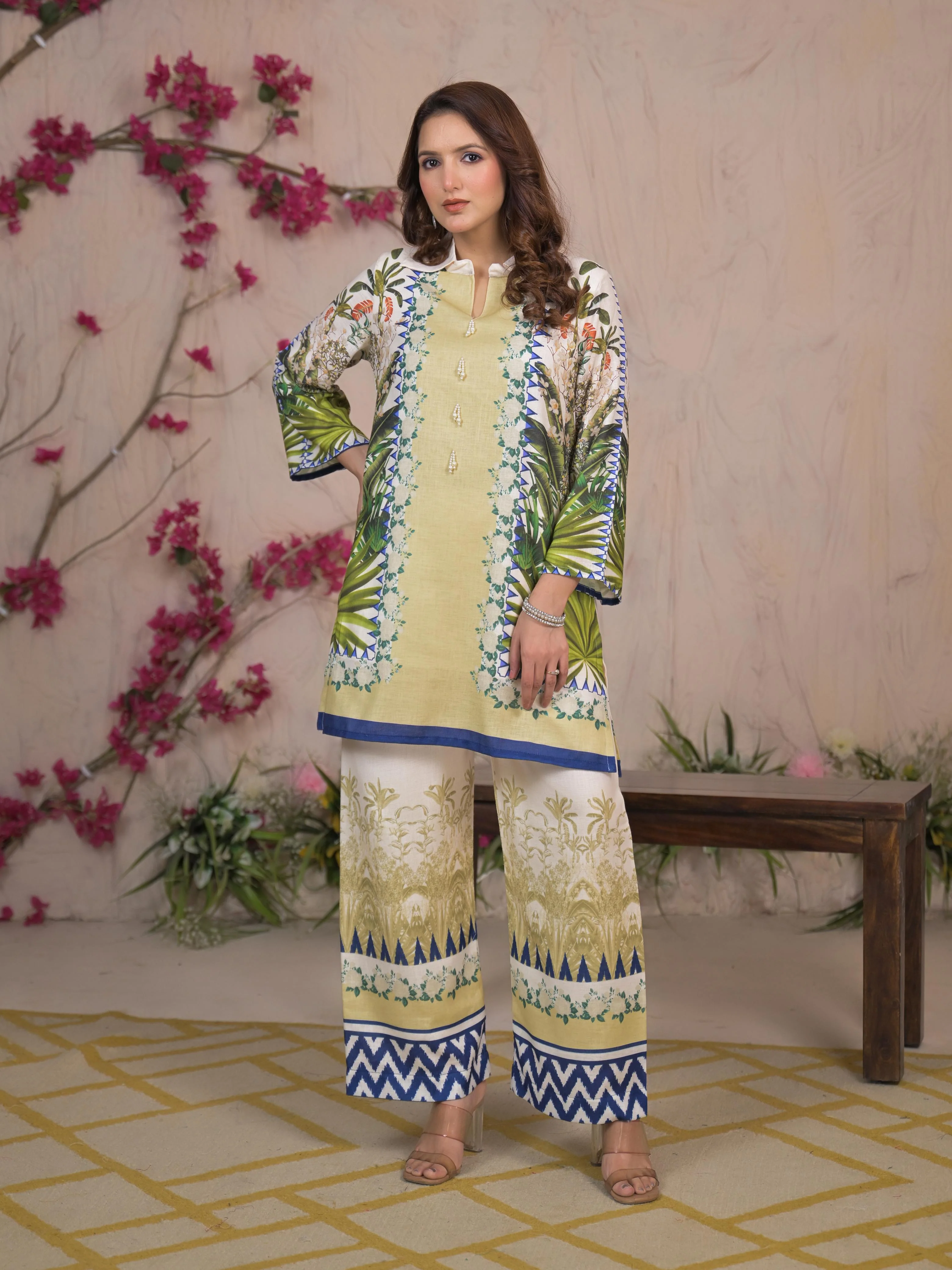 Vastramaya Safari Cotton Printed Co-ord set - Image 6