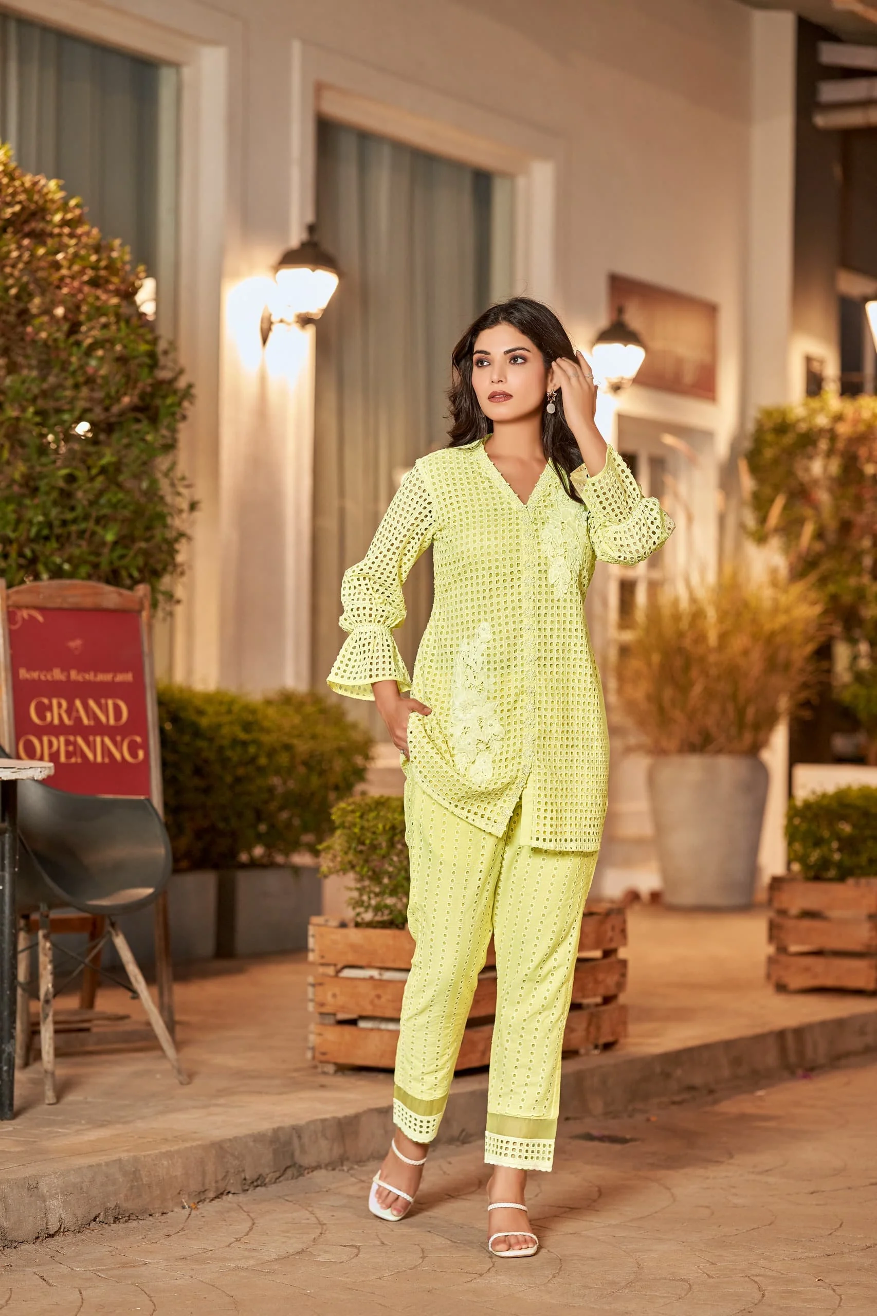 Iyana mellow schiffli Co-ord set - Image 3