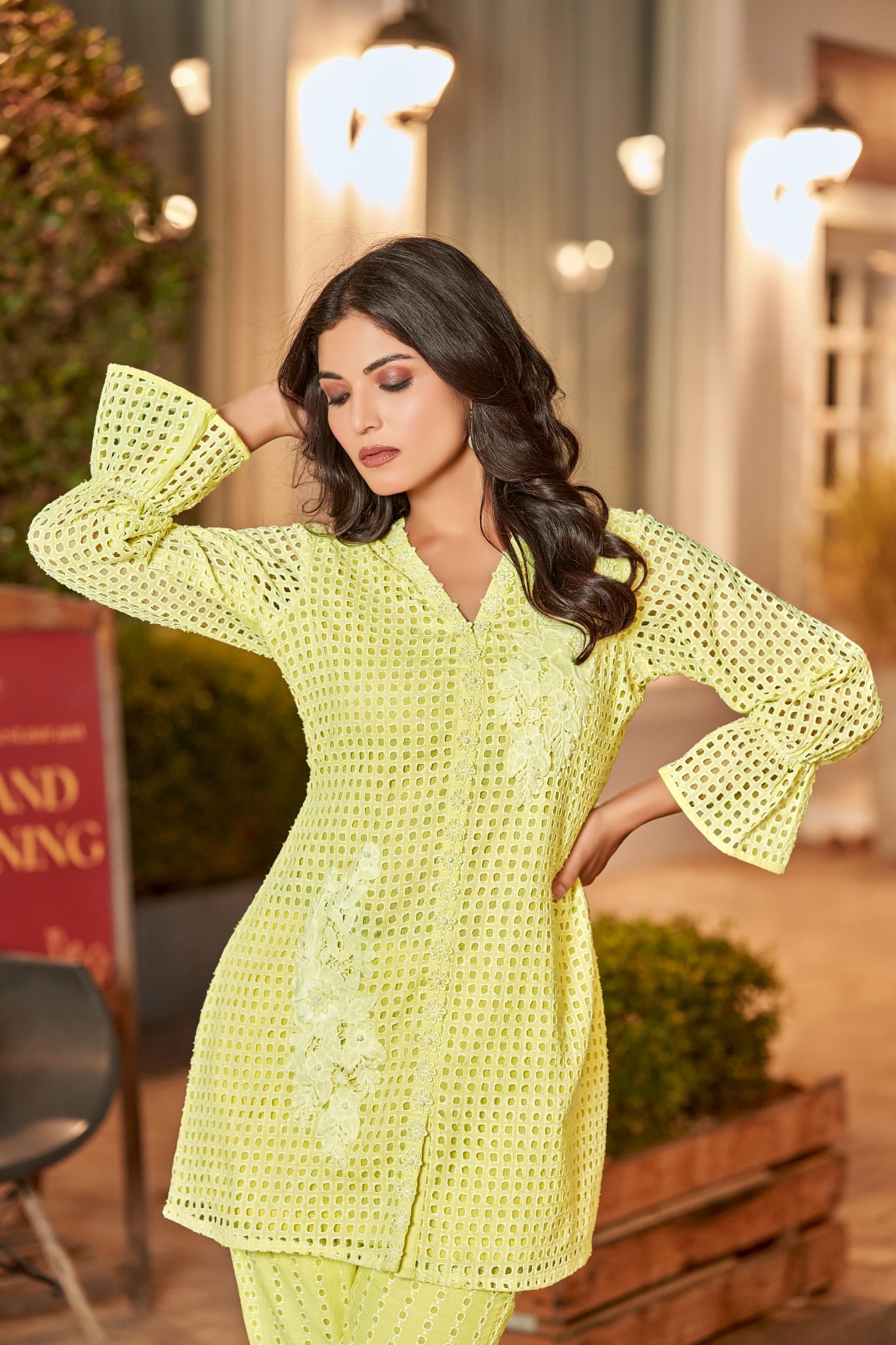Iyana mellow schiffli Co-ord set - Image 4