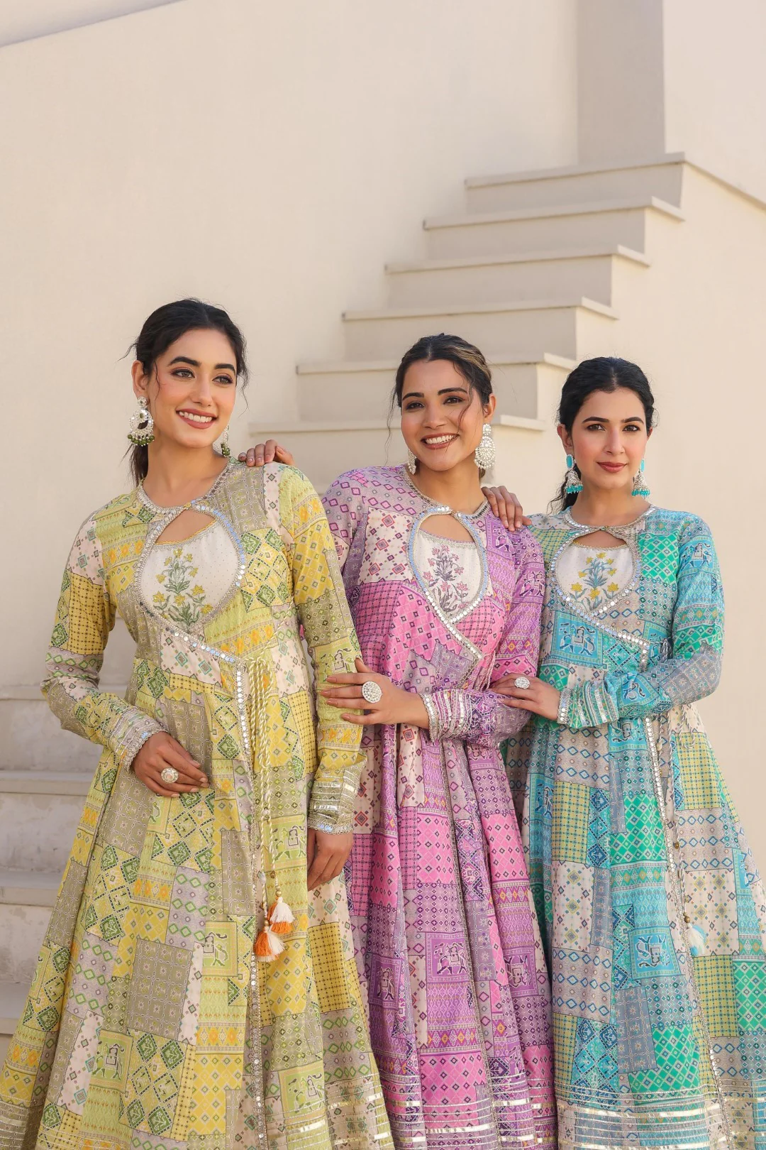 Vastramaya tyrian cotton festive gown - Image 8
