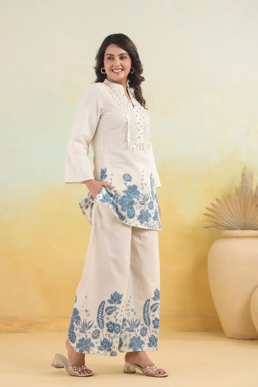 Mahua Hibis Cotton Co-ord Set - Image 6
