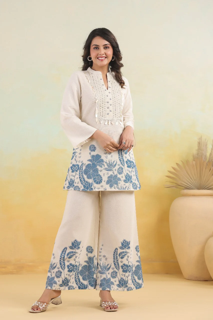 Mahua Hibis Cotton Co-ord Set - Image 8