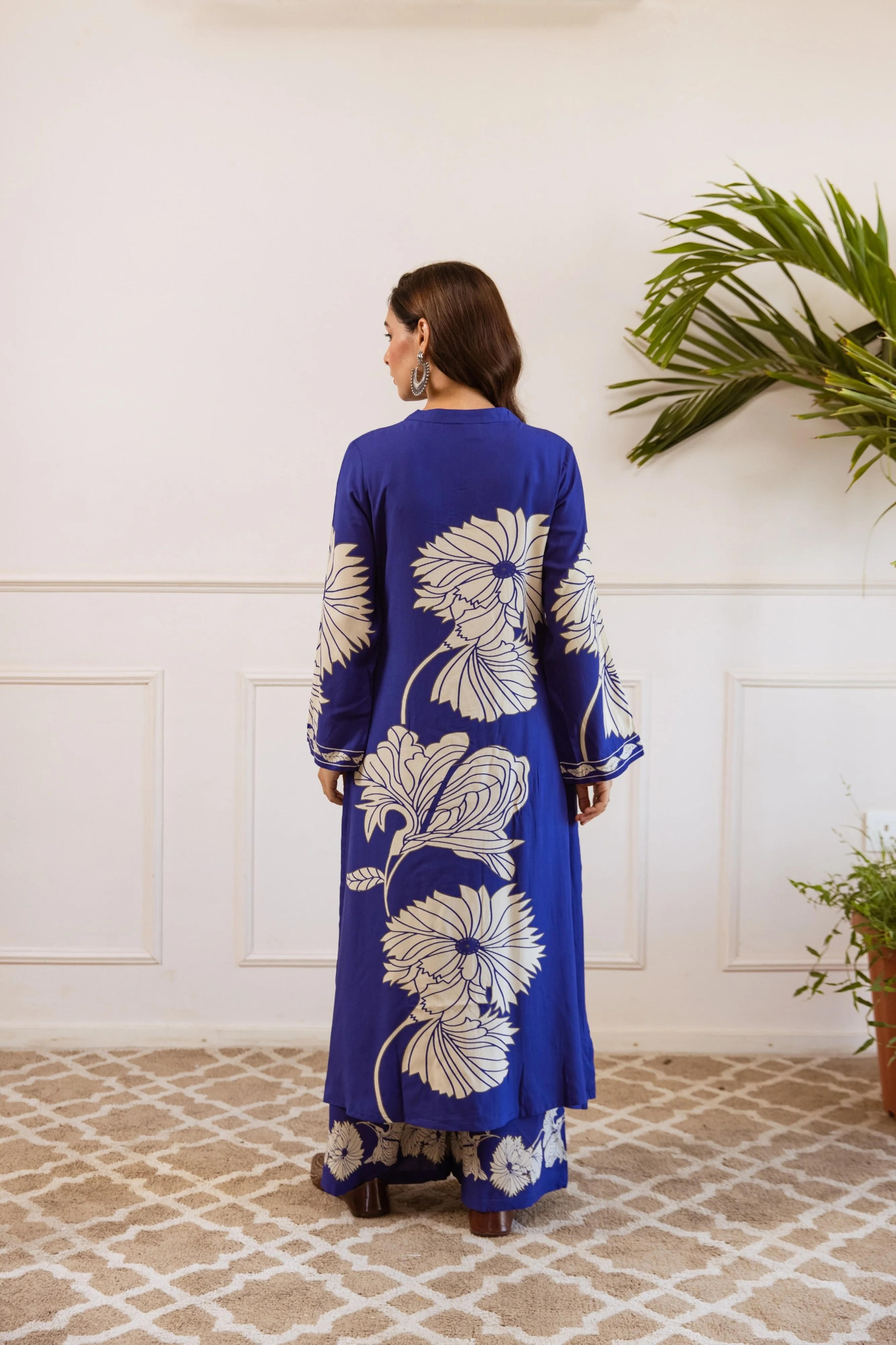 Bakul Spruce Digital Printed Kurta Pant Set - Image 3