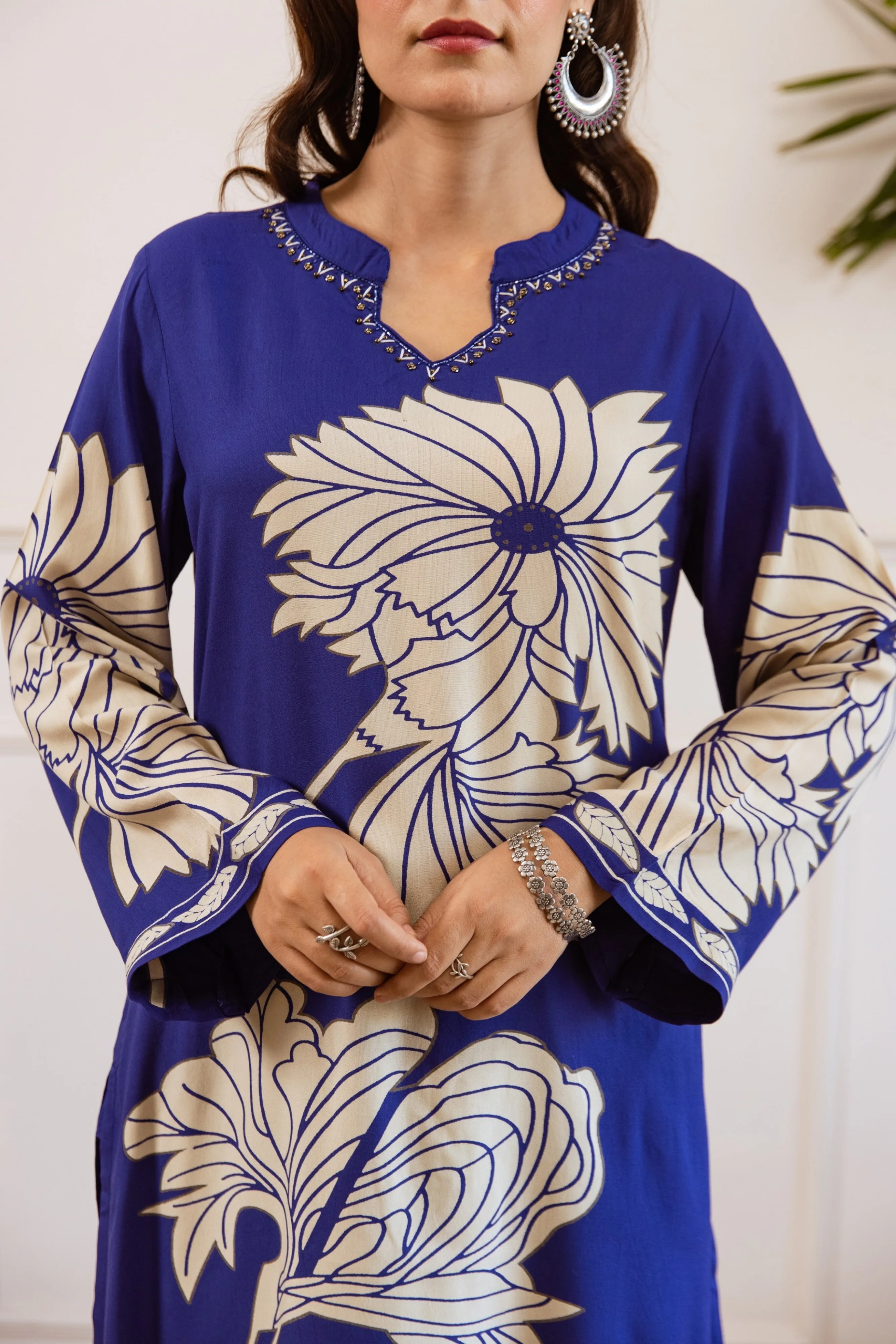 Bakul Spruce Digital Printed Kurta Pant Set - Image 4