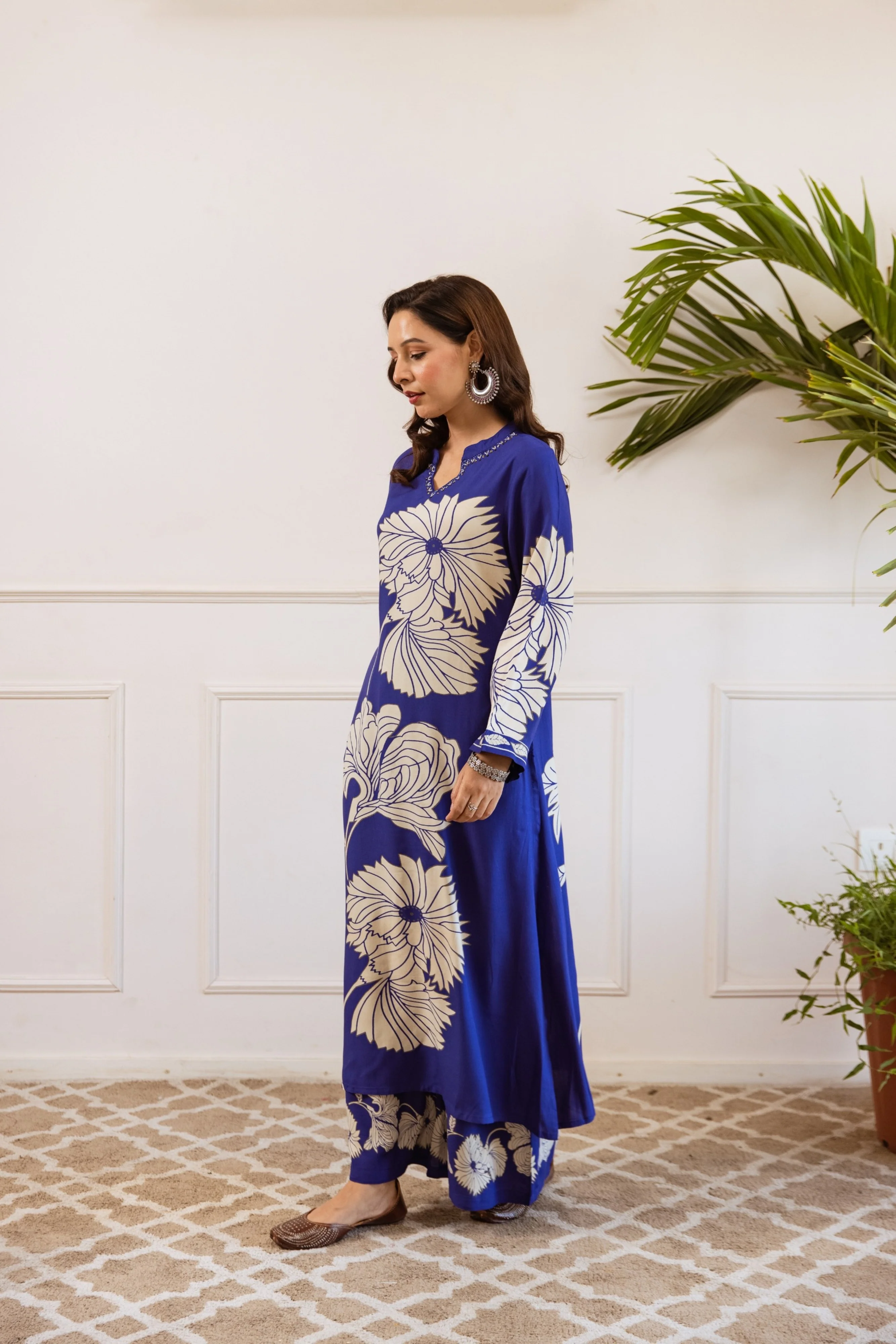 Bakul Spruce Digital Printed Kurta Pant Set - Image 6