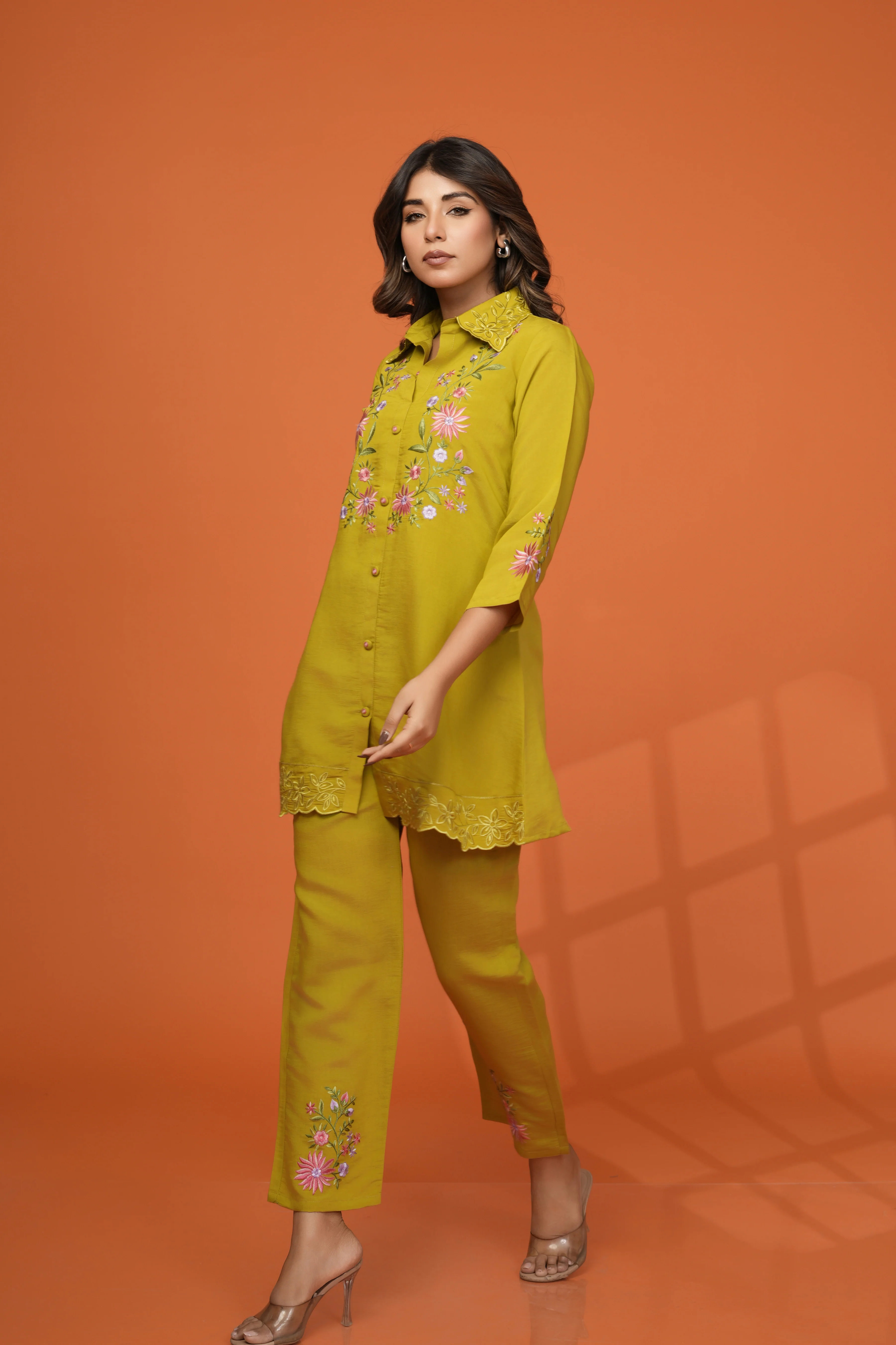 Darika sunshine embroidery co-ord set - Image 6