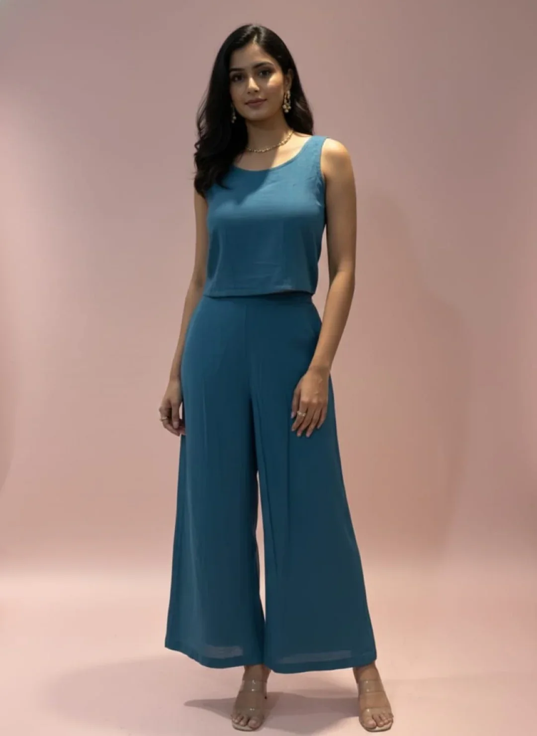 Chaitri Teal Fusion 3 pc set - Image 5