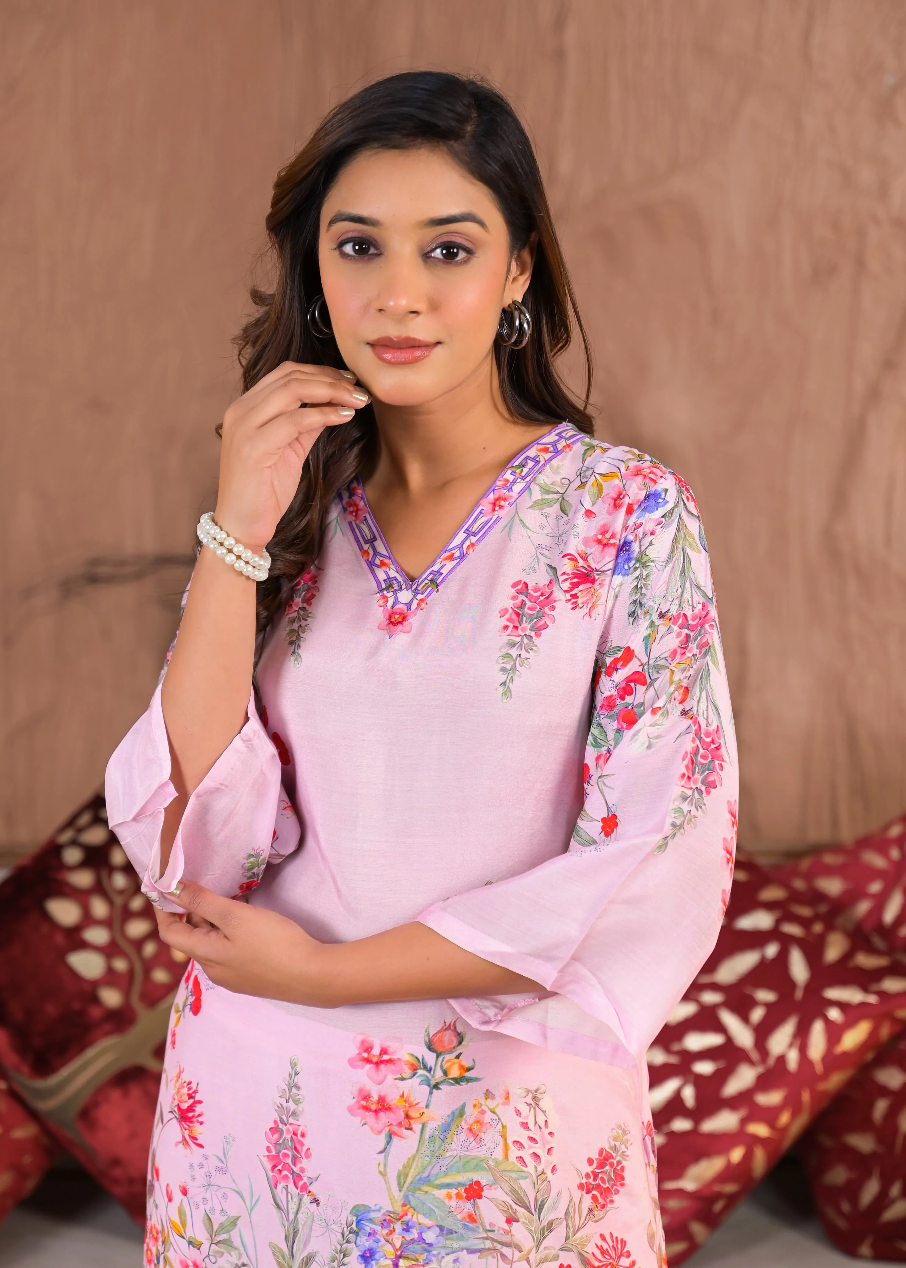 RAAGVI CANDY muslin PRINTED KURTA PANT SET - Image 2
