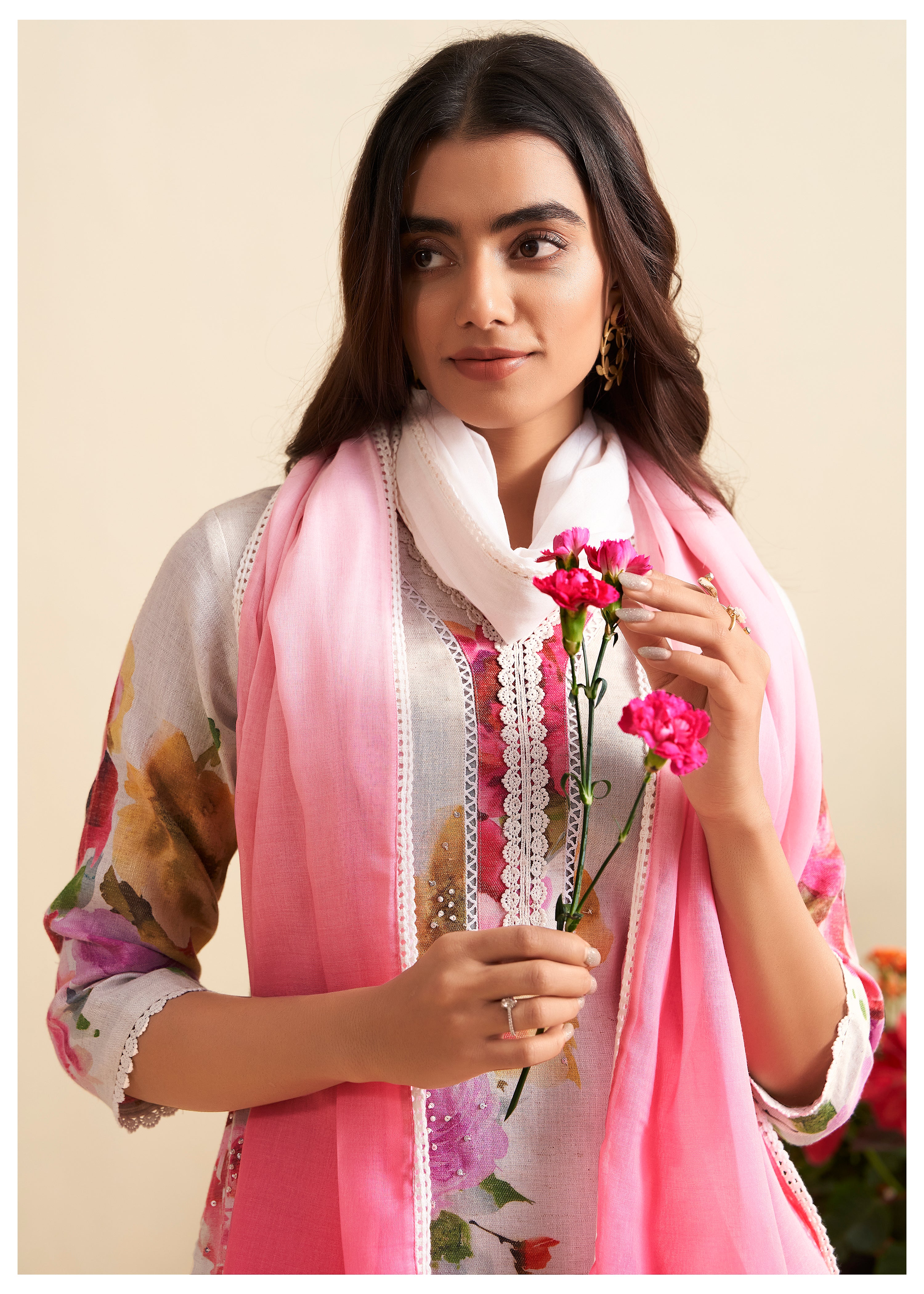 Lisba Rosy Linen Cotton Suit Set - Image 6