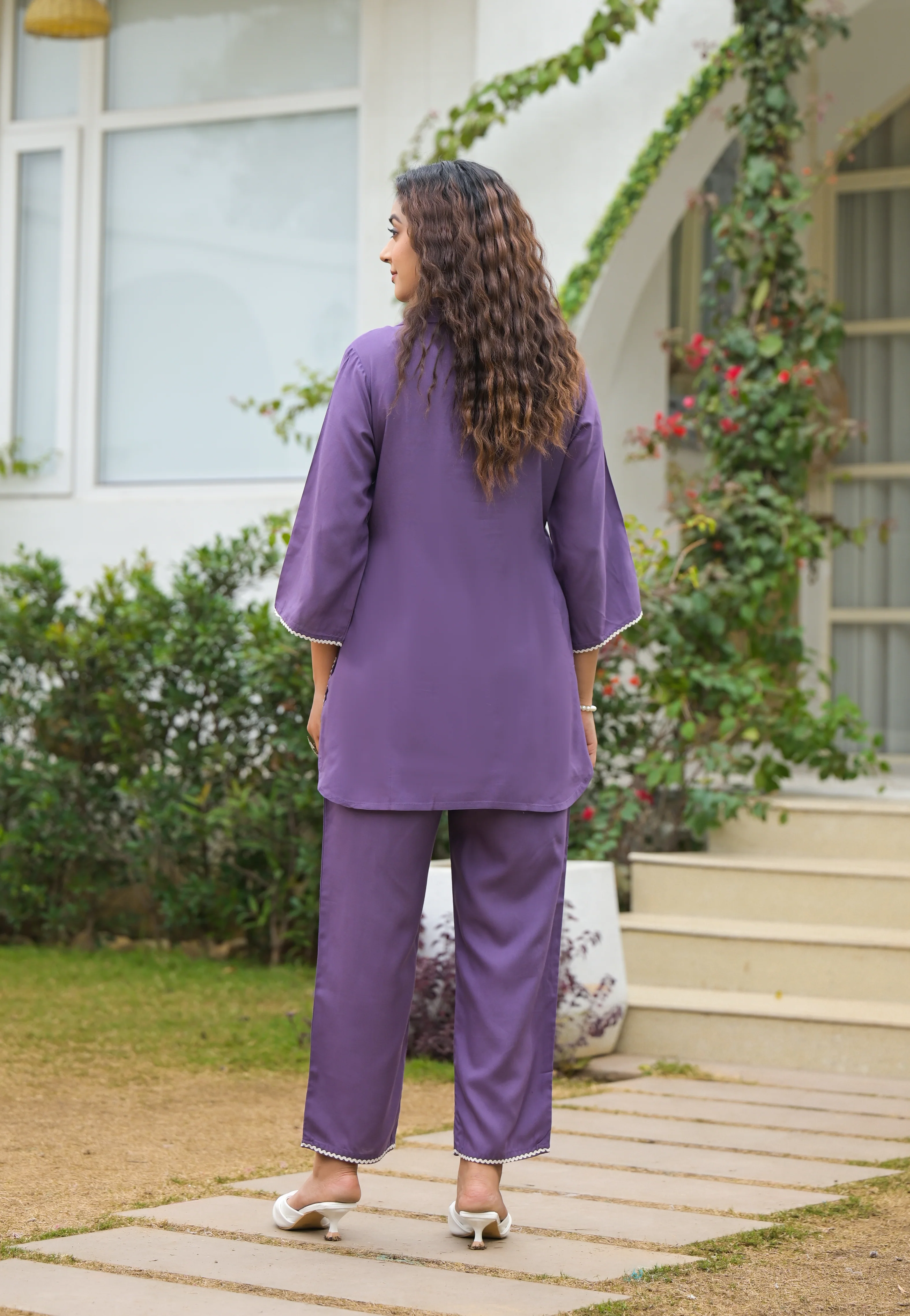 kara Lily Embroidered Co-ord set - Image 3