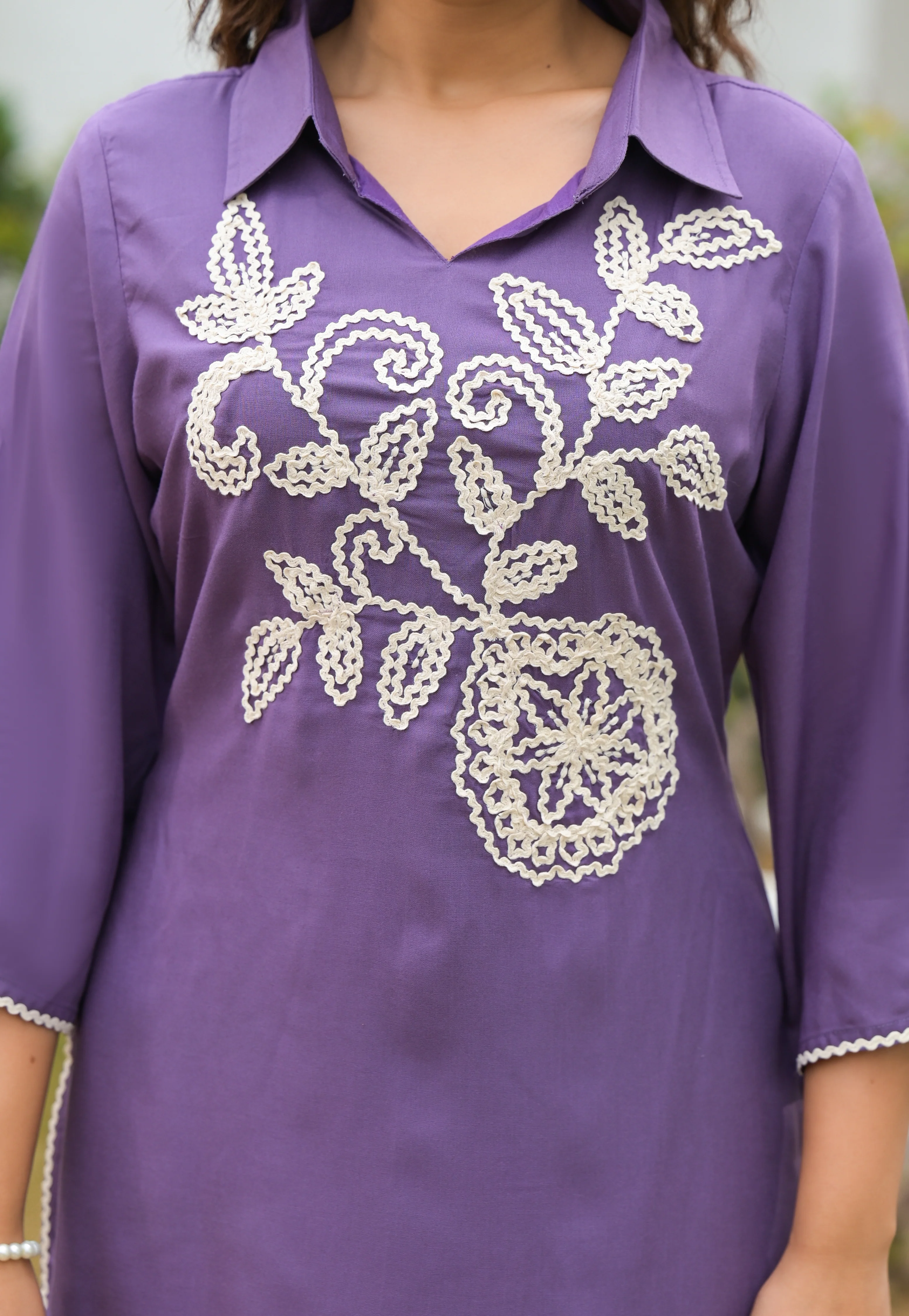 kara Lily Embroidered Co-ord set - Image 4