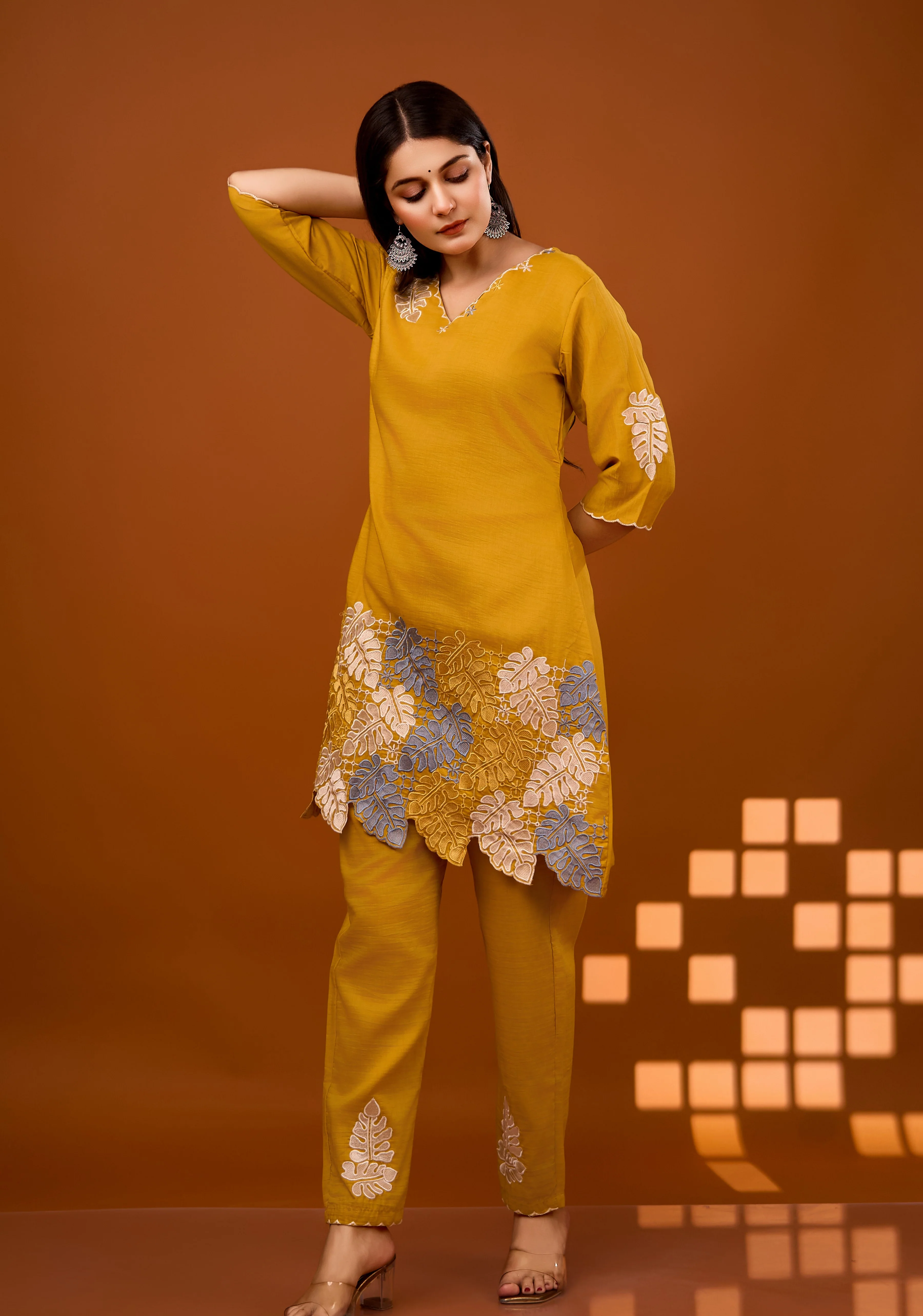 Nivedita Amber Embrodiered Co-ord Set - Image 7