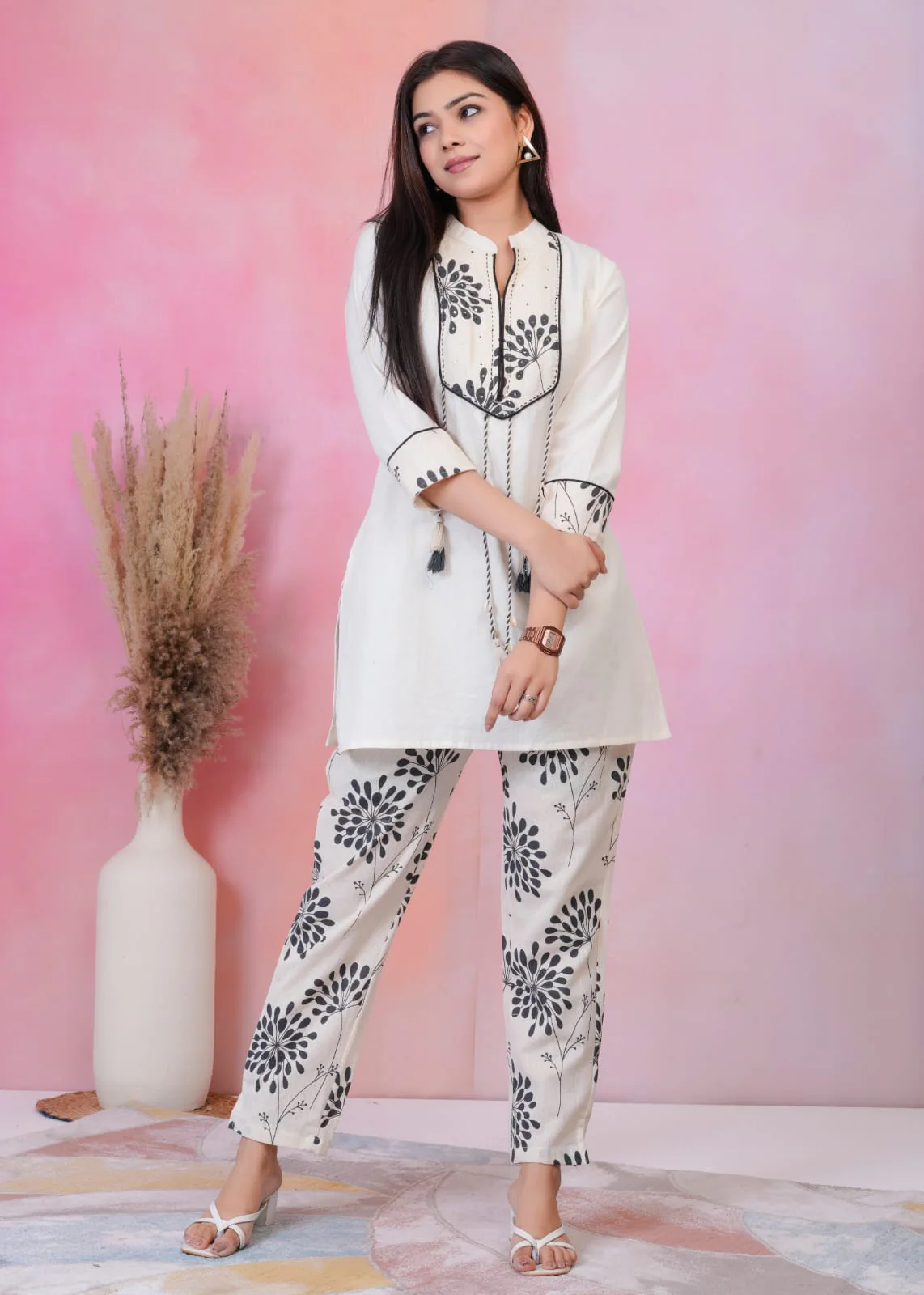 Hardik Jade Cotton Co-ord Set - Image 3