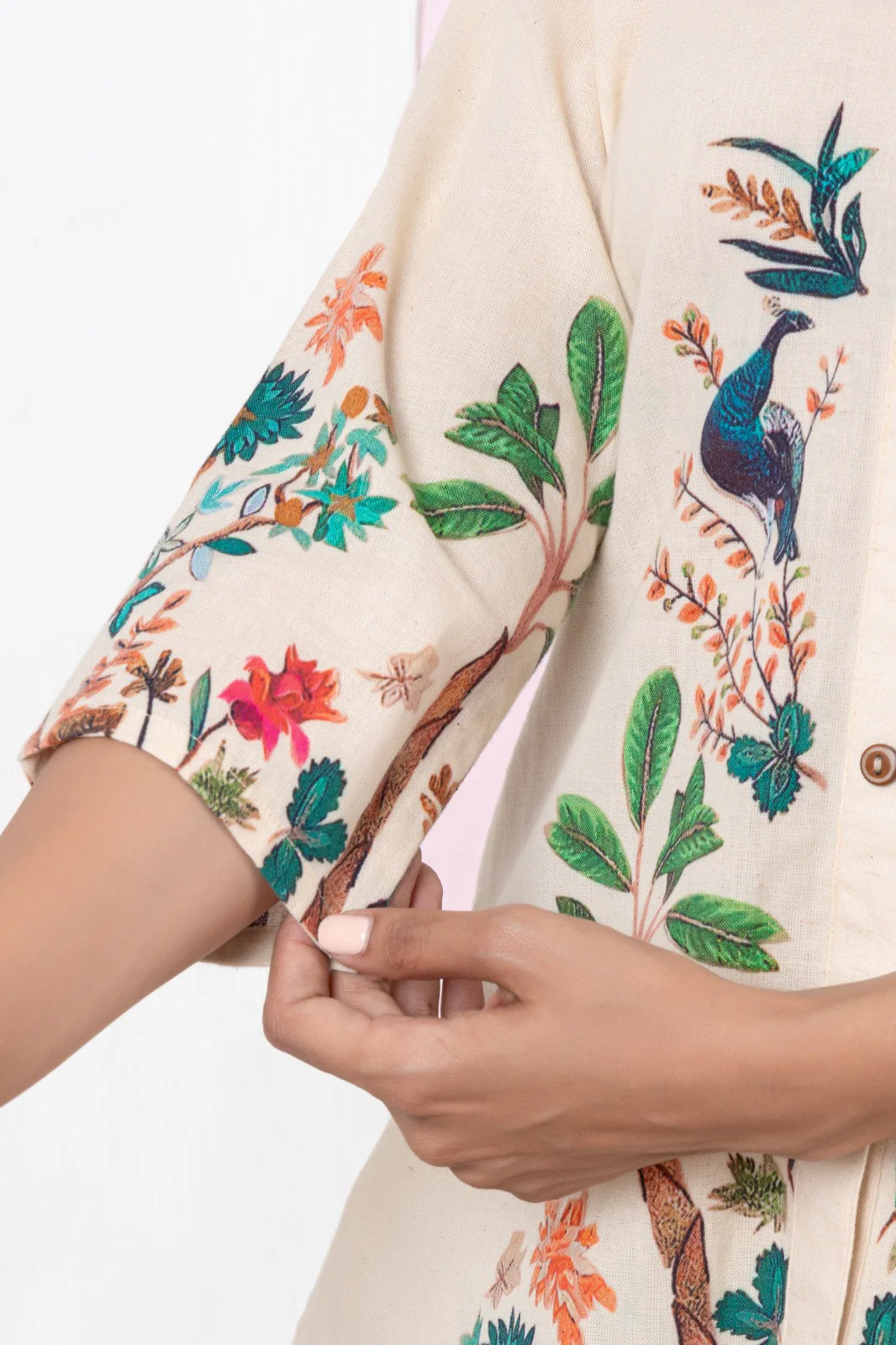 Kompa Vibe Printed Cotton co-ord Set - Image 2