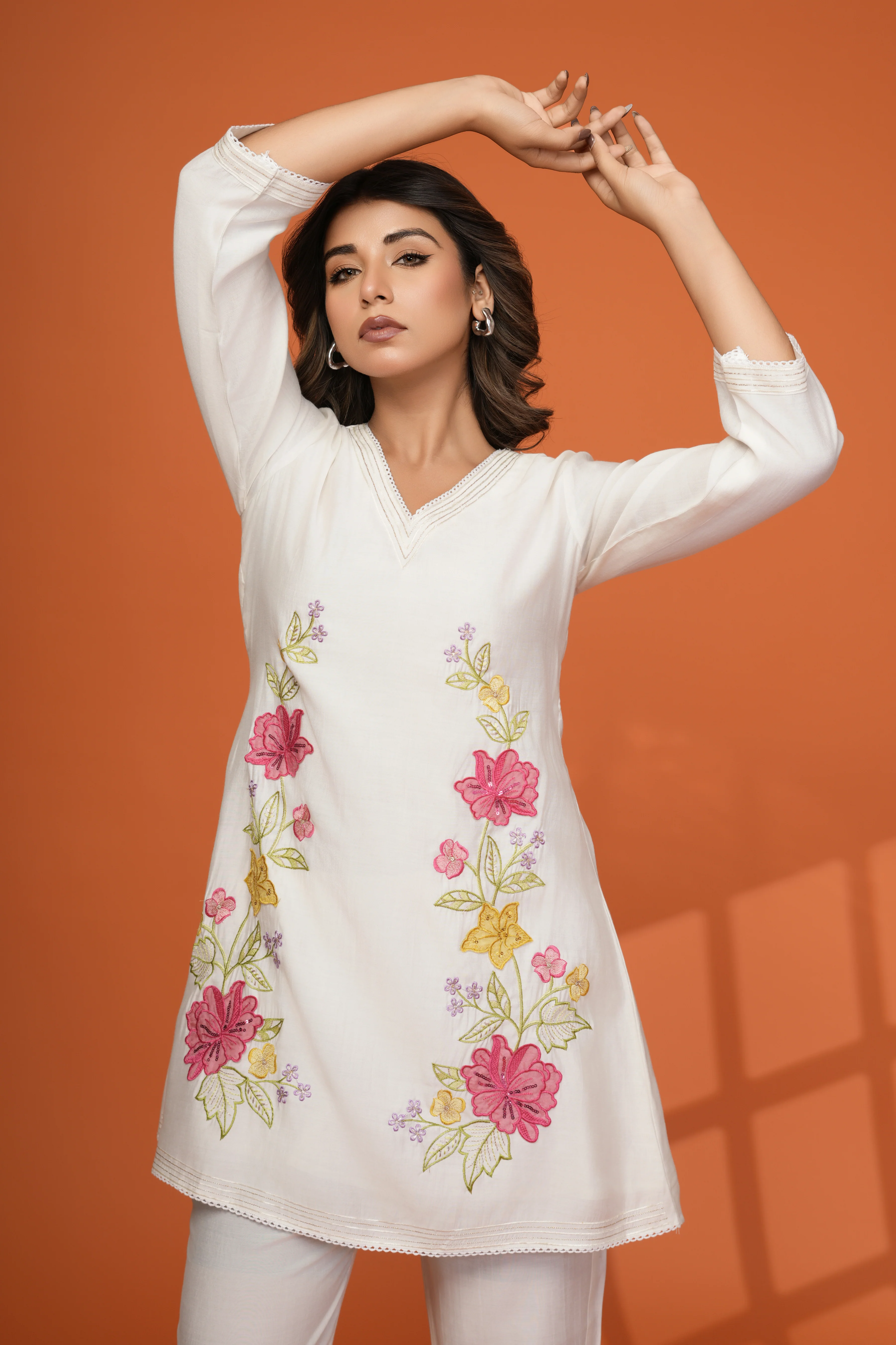 Darika Misri Embroidery Co-ord Set - Image 2