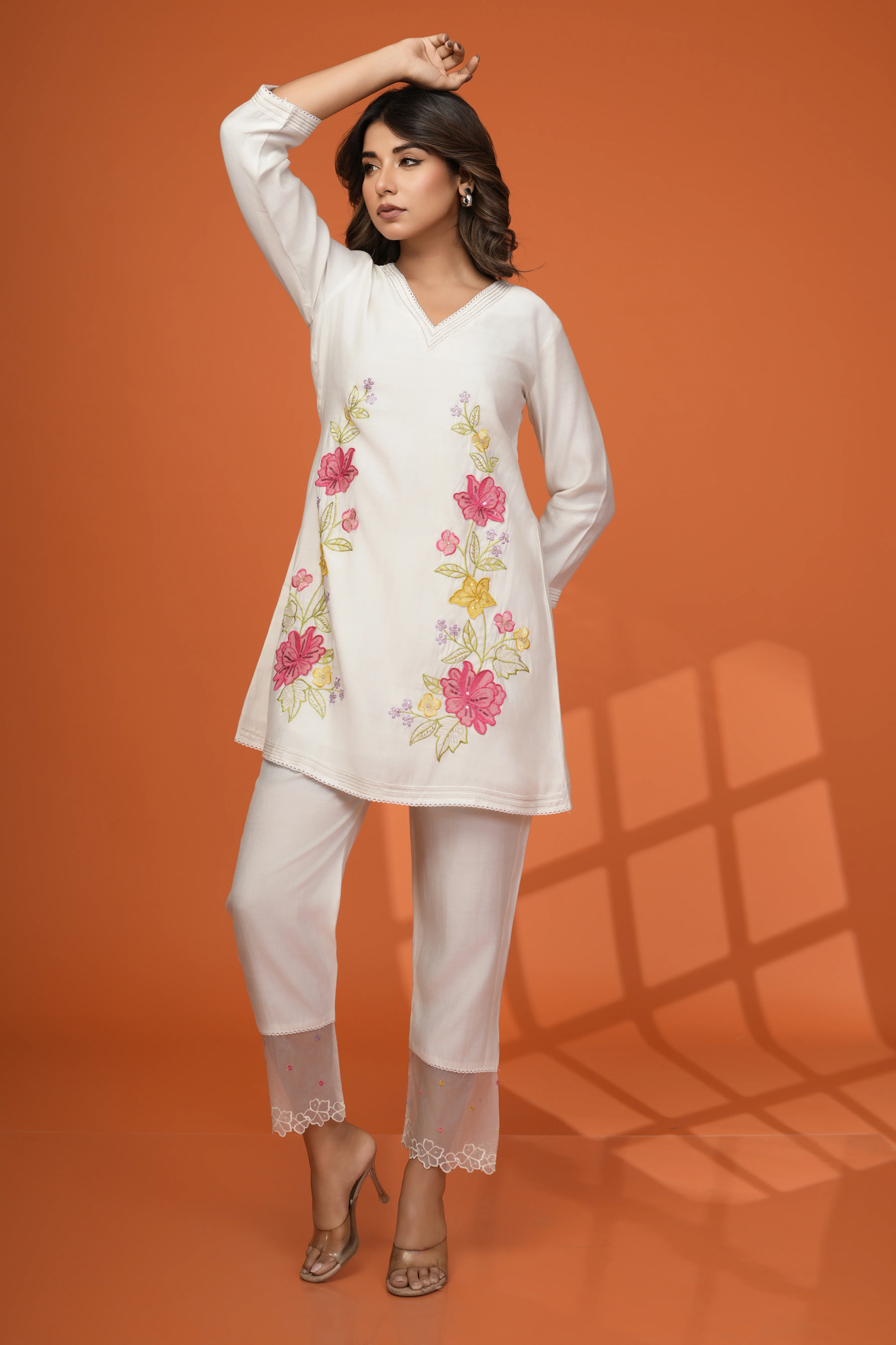Darika Misri Embroidery Co-ord Set - Image 4