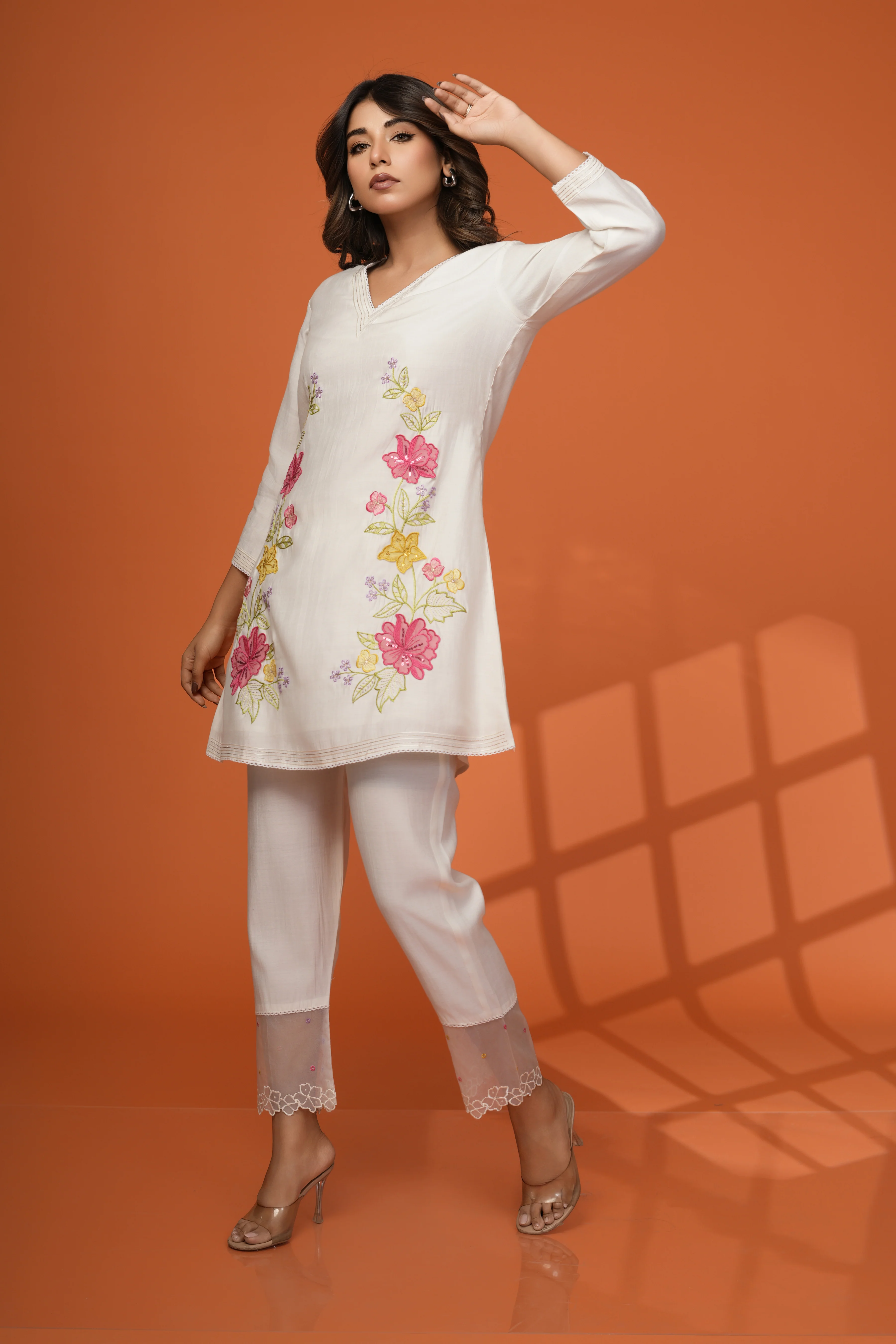 Darika Misri Embroidery Co-ord Set - Image 5