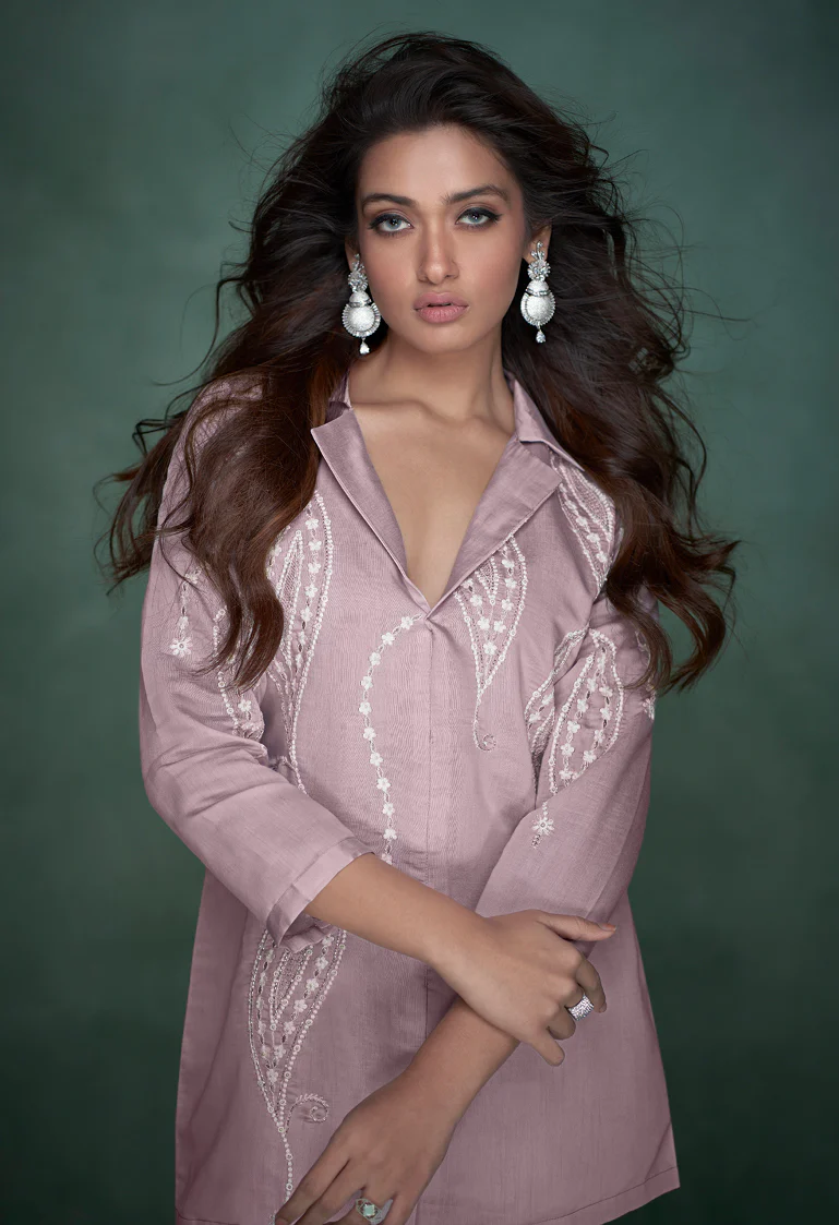 Selena Lily Embroidery Co-ord Set - Image 3