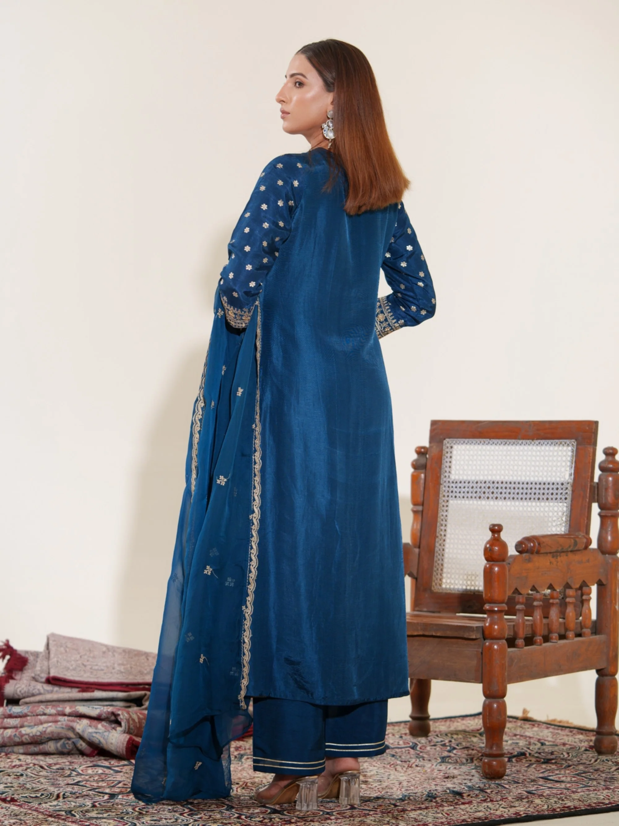 Palash Casal Full Work Suit Set - Image 13