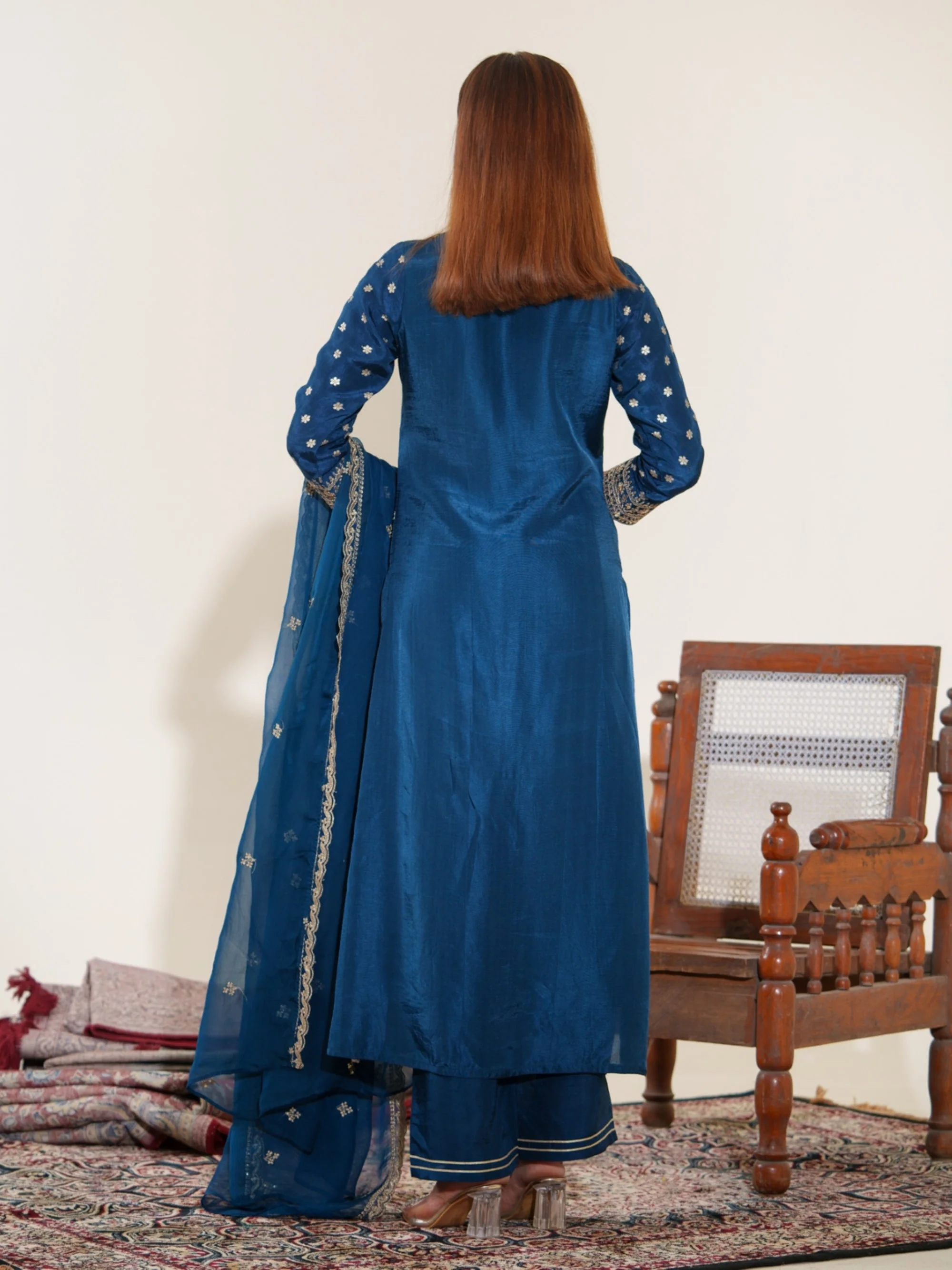 Palash Casal Full Work Suit Set - Image 3