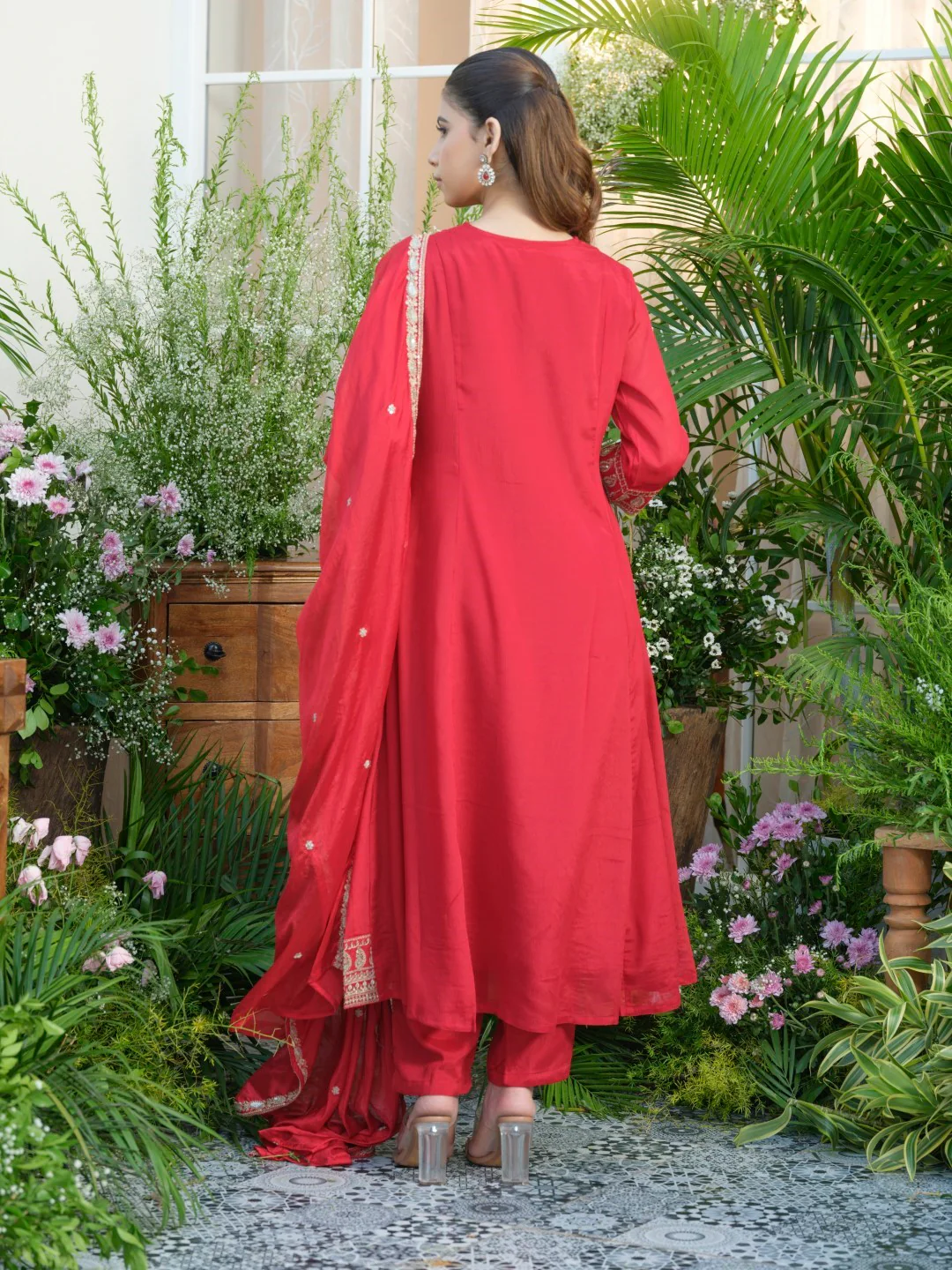 Palash Valentine Full Work Suit Set - Image 3