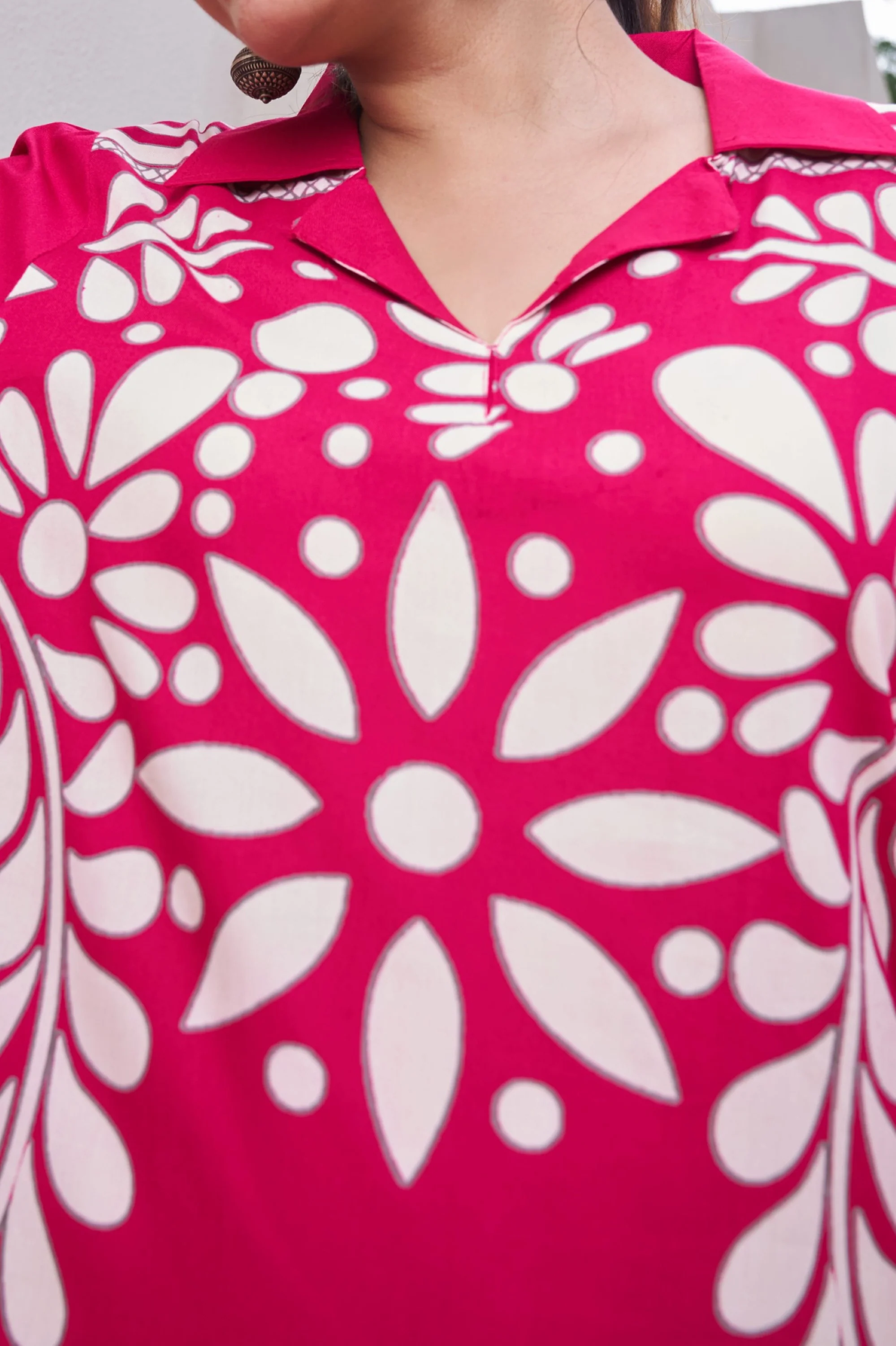 Kabool Cerise printed Co-ord set - Image 5