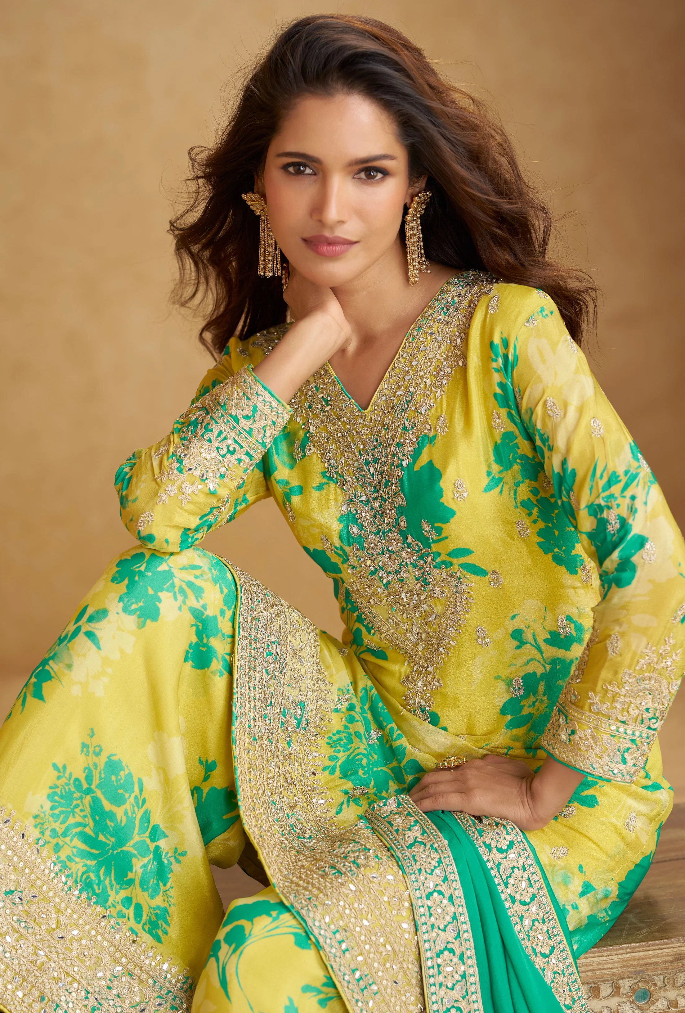 Darpan Amber Full work suit set - Image 4