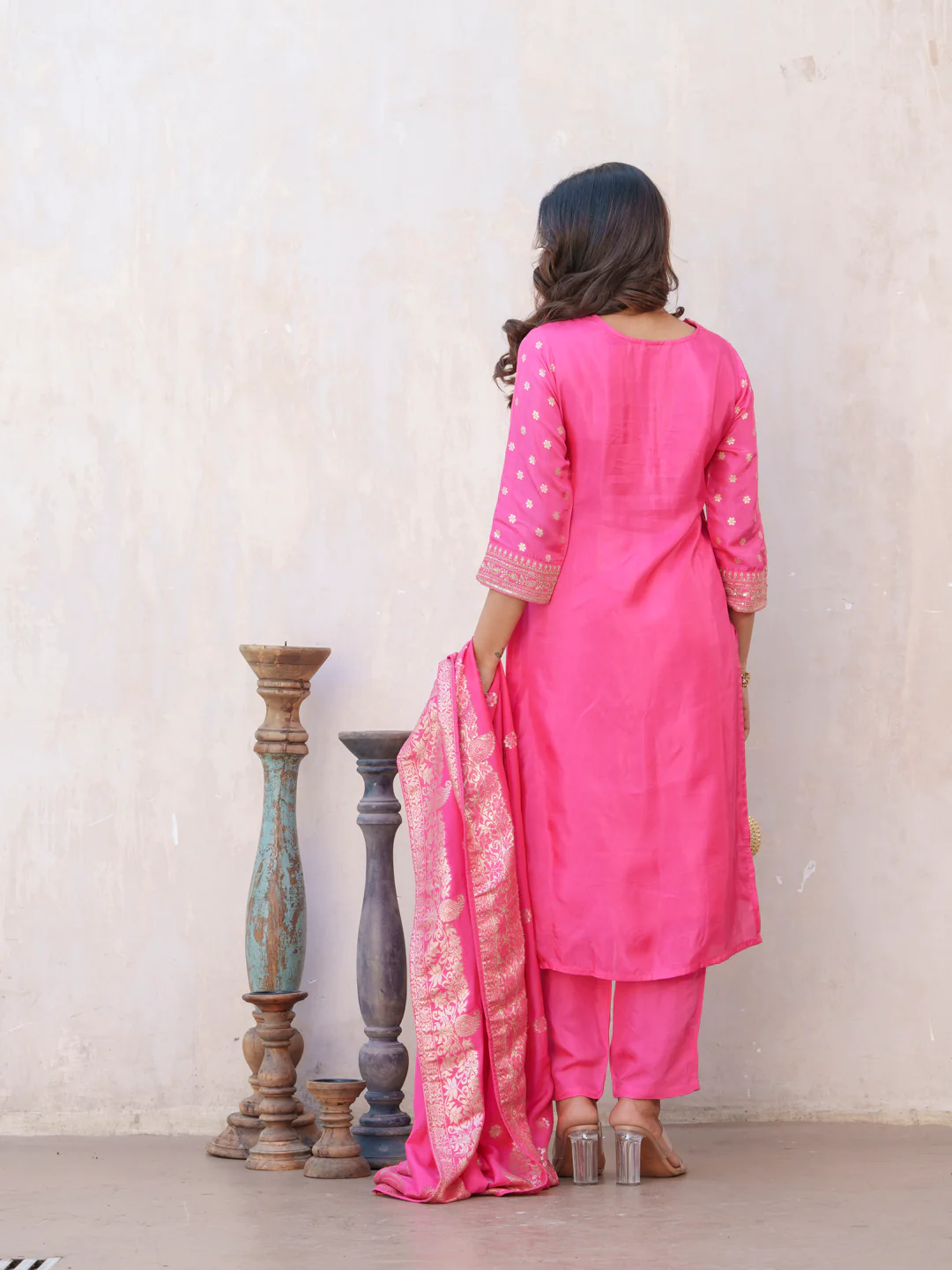 Palash Rose Full Work Suit Set - Image 16