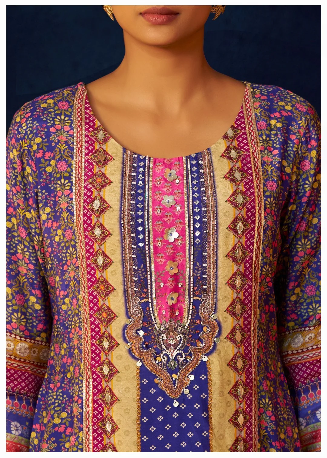 Aster Periwinkle full work suit set - Image 4