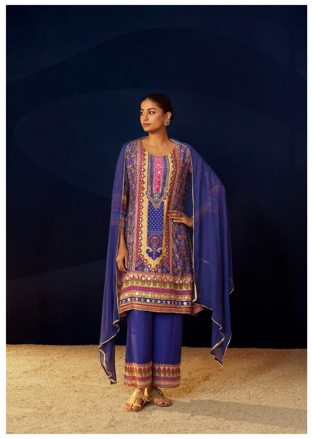 Aster Periwinkle full work suit set - Image 6