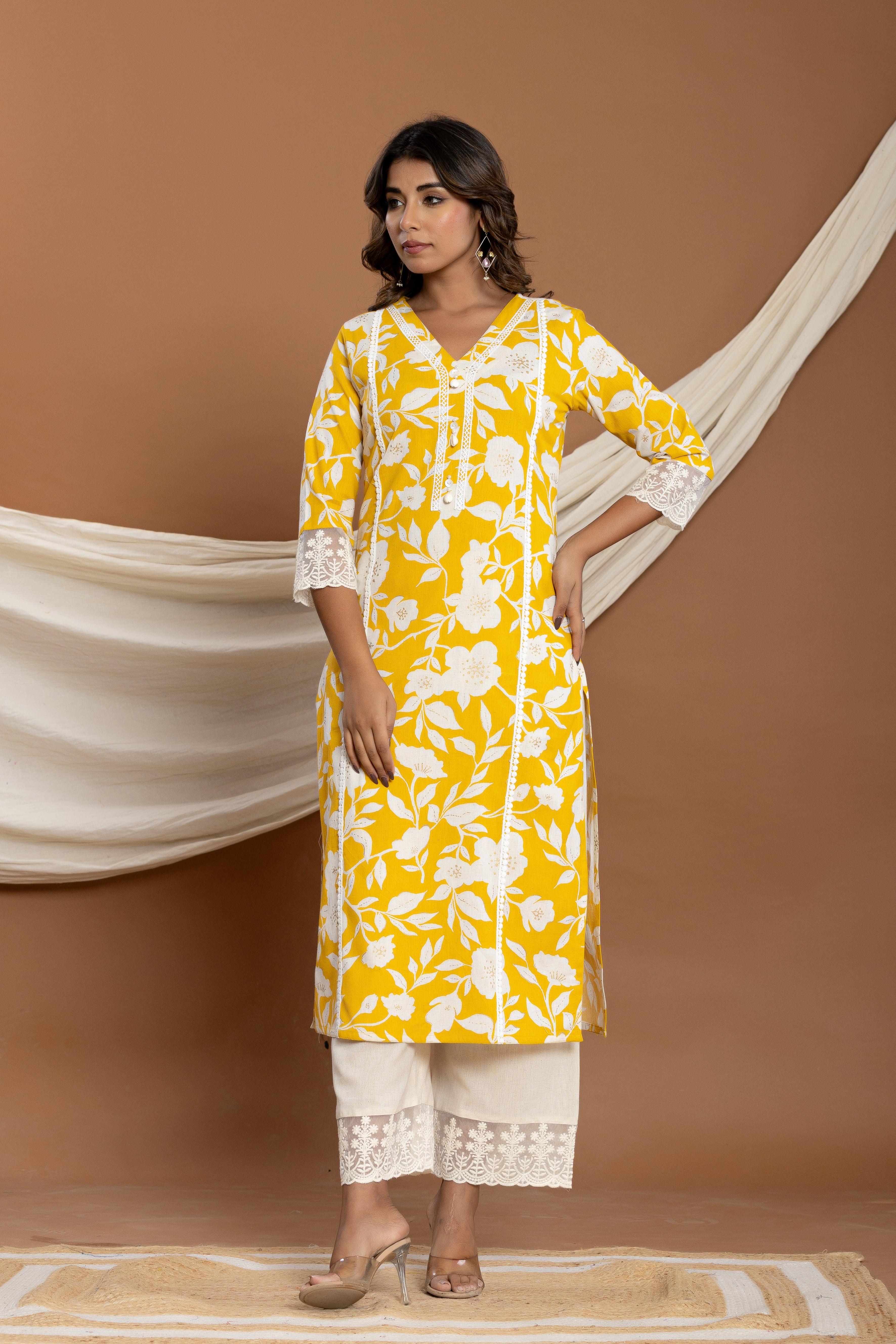 Hardik amber cotton kurta pant set - Image 6