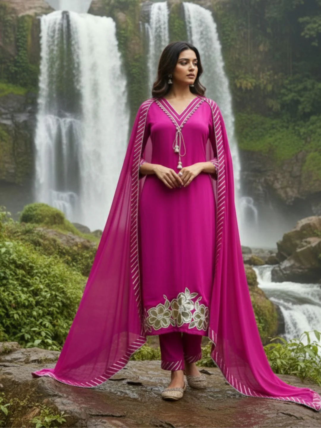 Albeli cameo premium work suit set - Image 2