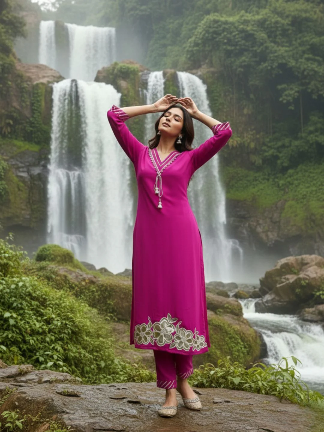 Albeli cameo premium work suit set - Image 4