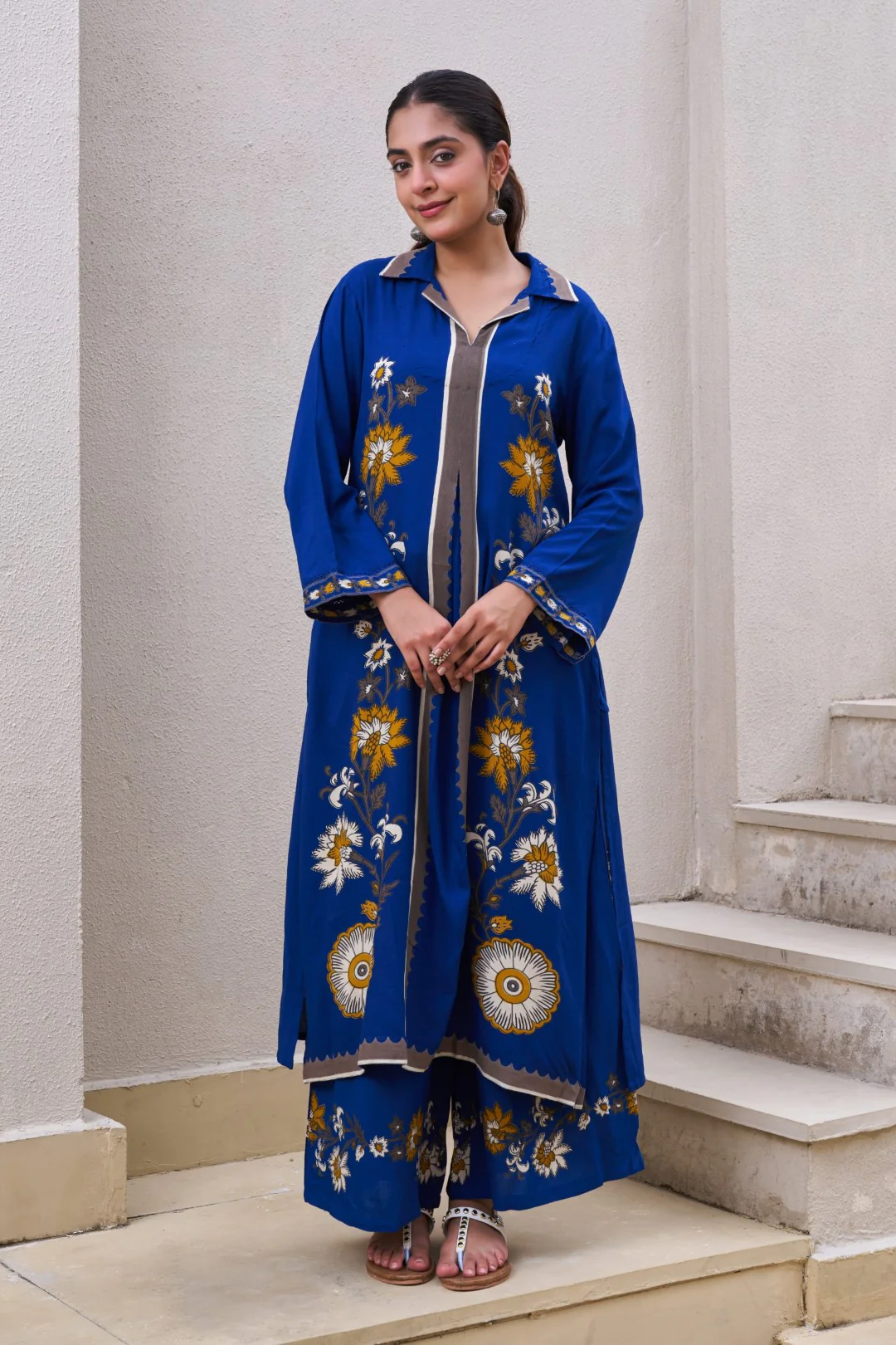 Sonpal tiffany printed kurta pant set - Image 3