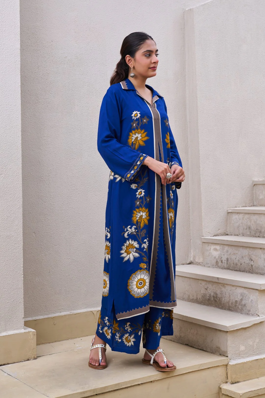 Sonpal tiffany printed kurta pant set - Image 4