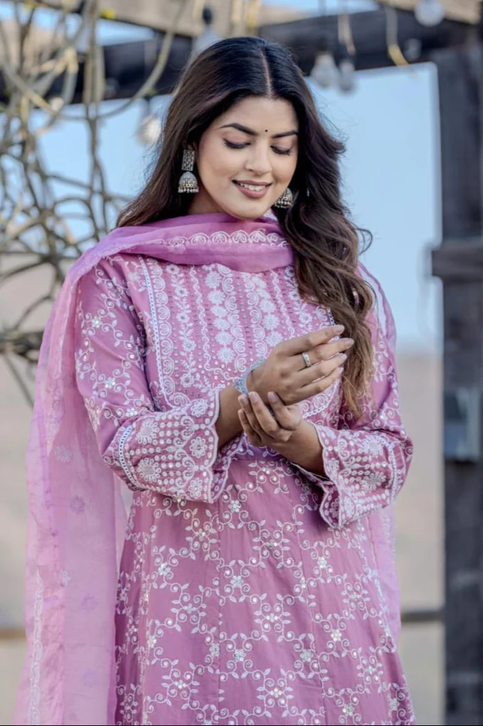 Sanmati Candy Full Work Suit set - Image 2