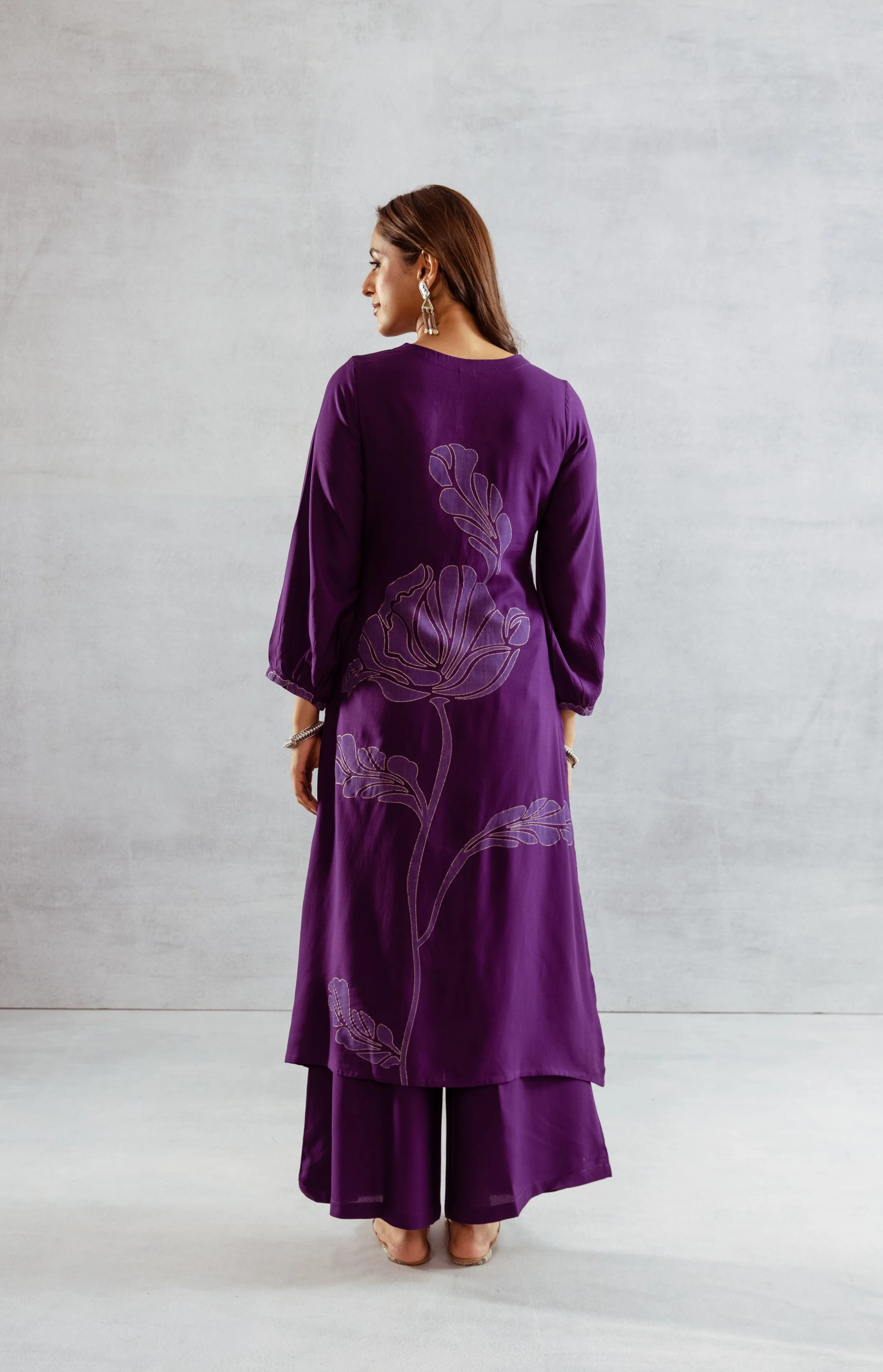 Bakul iris printed kurta pant set - Image 3