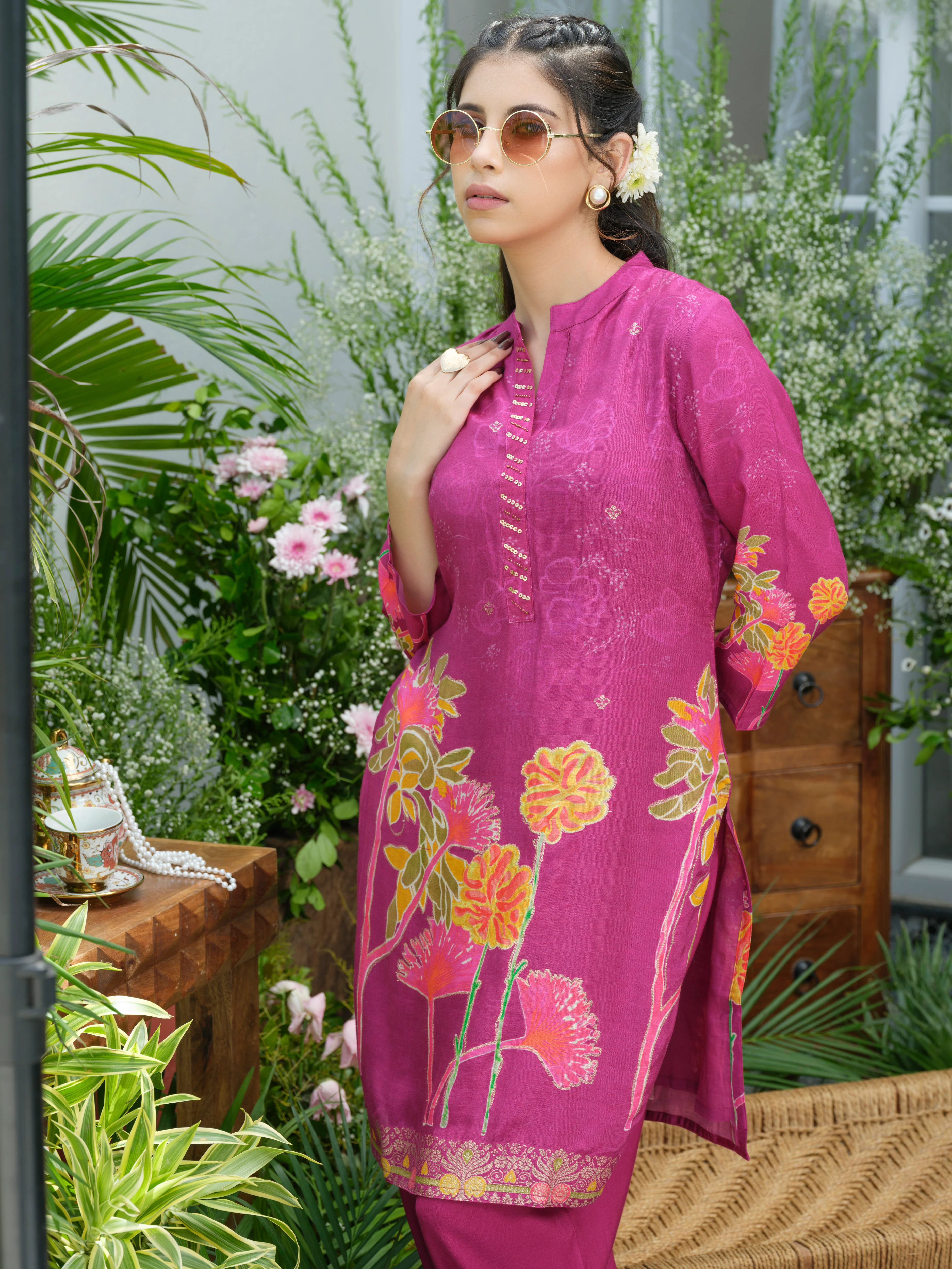 Palash flamingo premium co-ord set - Image 12