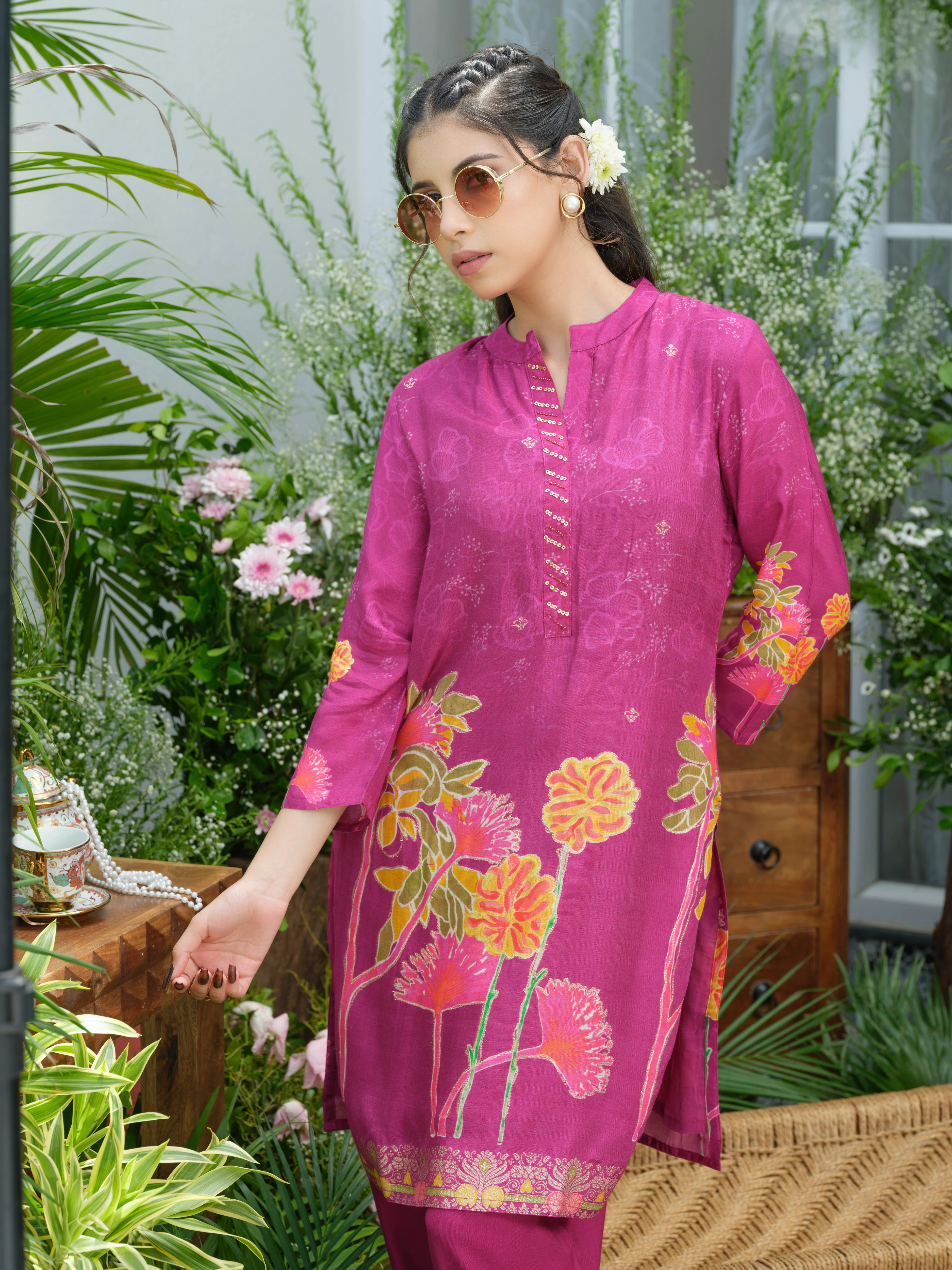 Palash flamingo premium co-ord set - Image 13