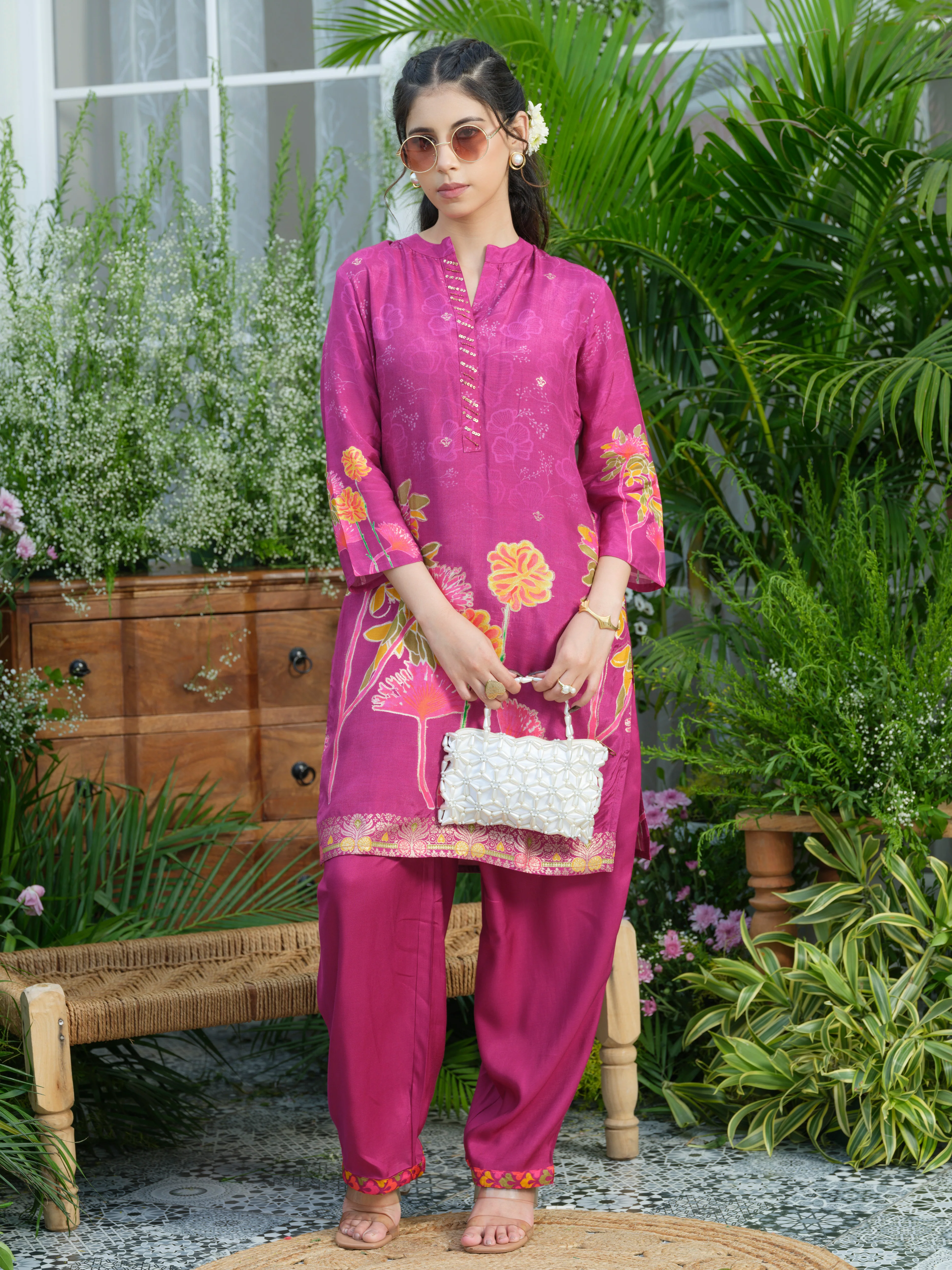 Palash flamingo premium co-ord set - Image 14