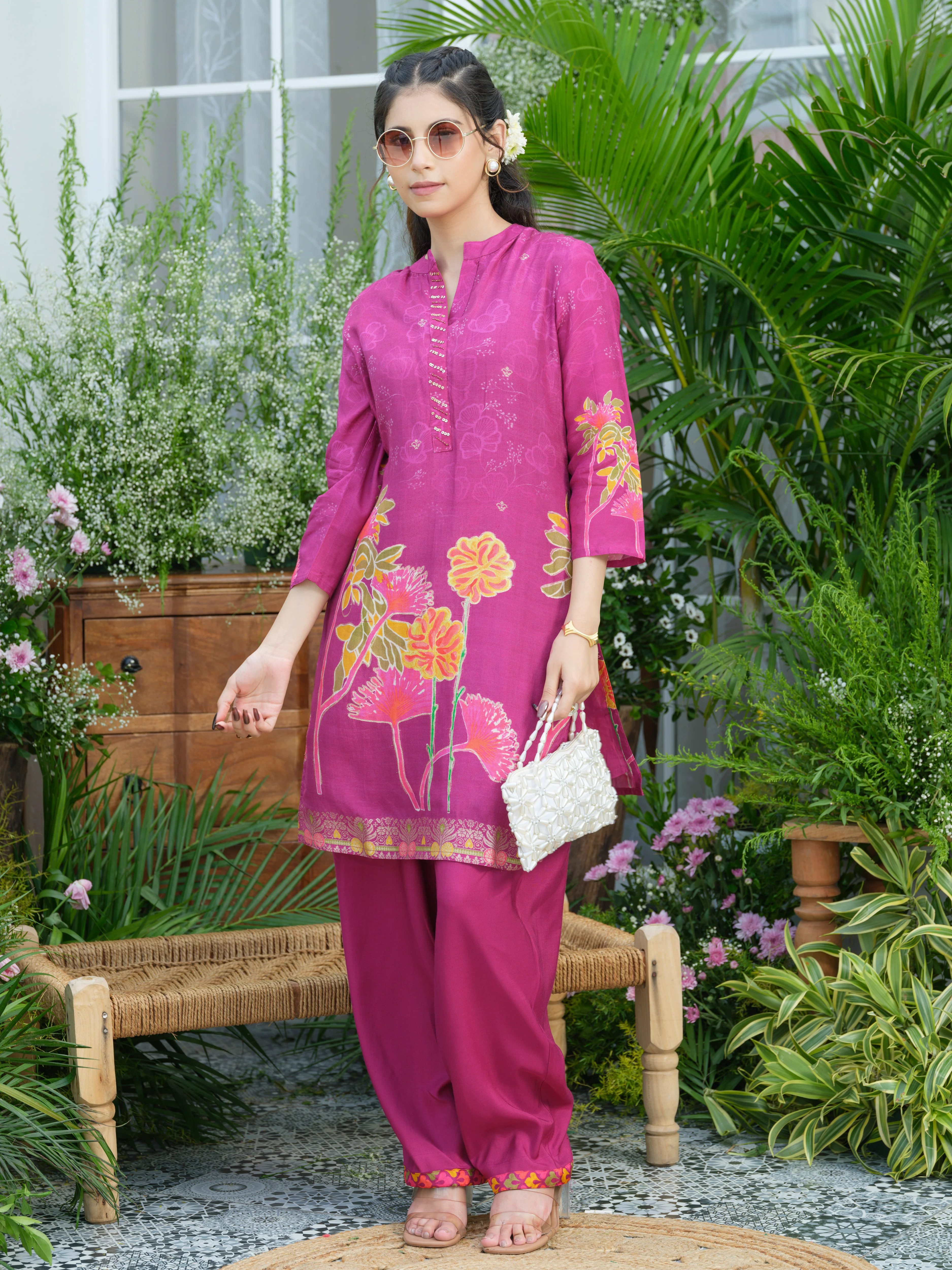 Palash flamingo premium co-ord set - Image 15