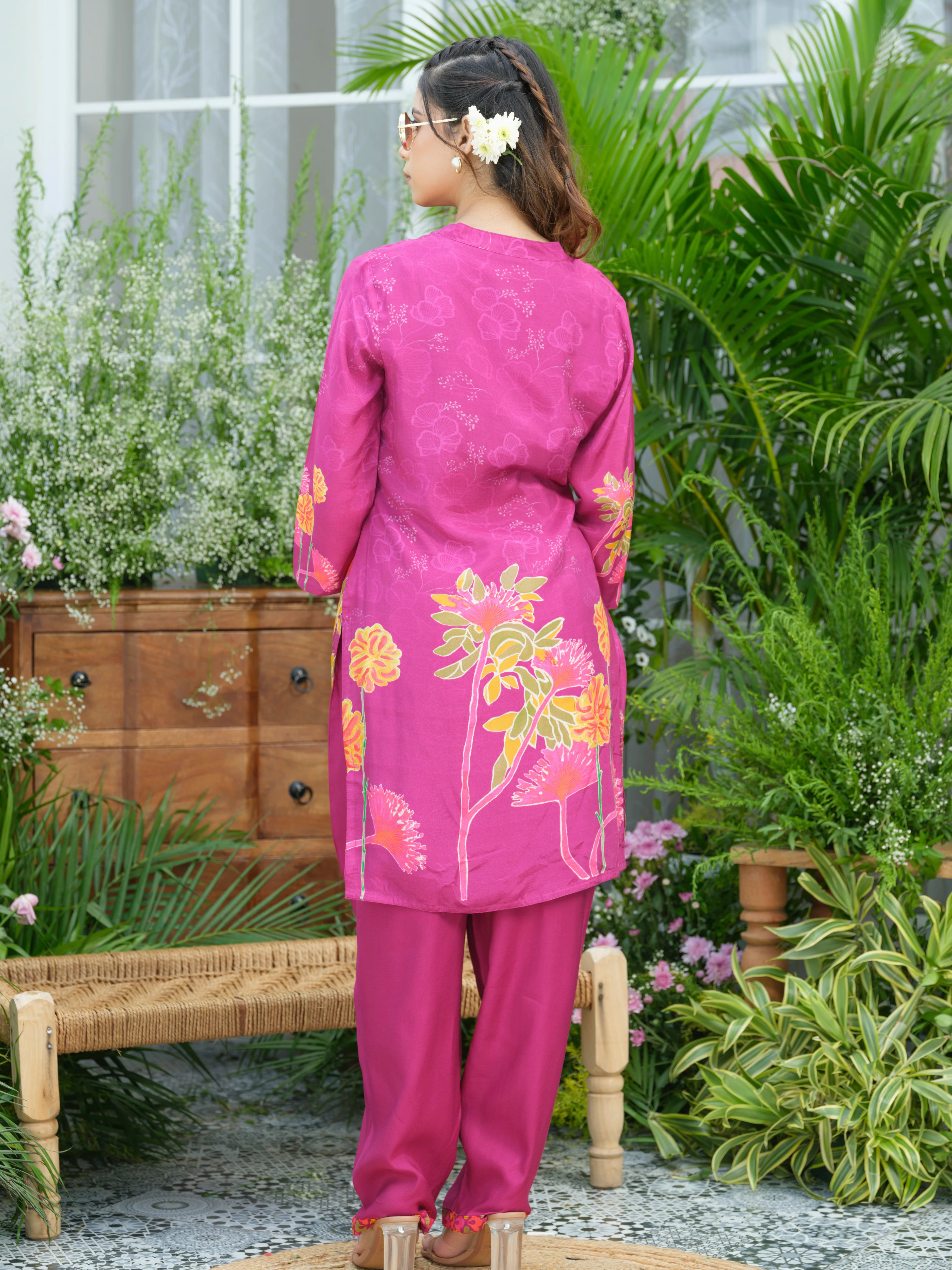 Palash flamingo premium co-ord set - Image 3