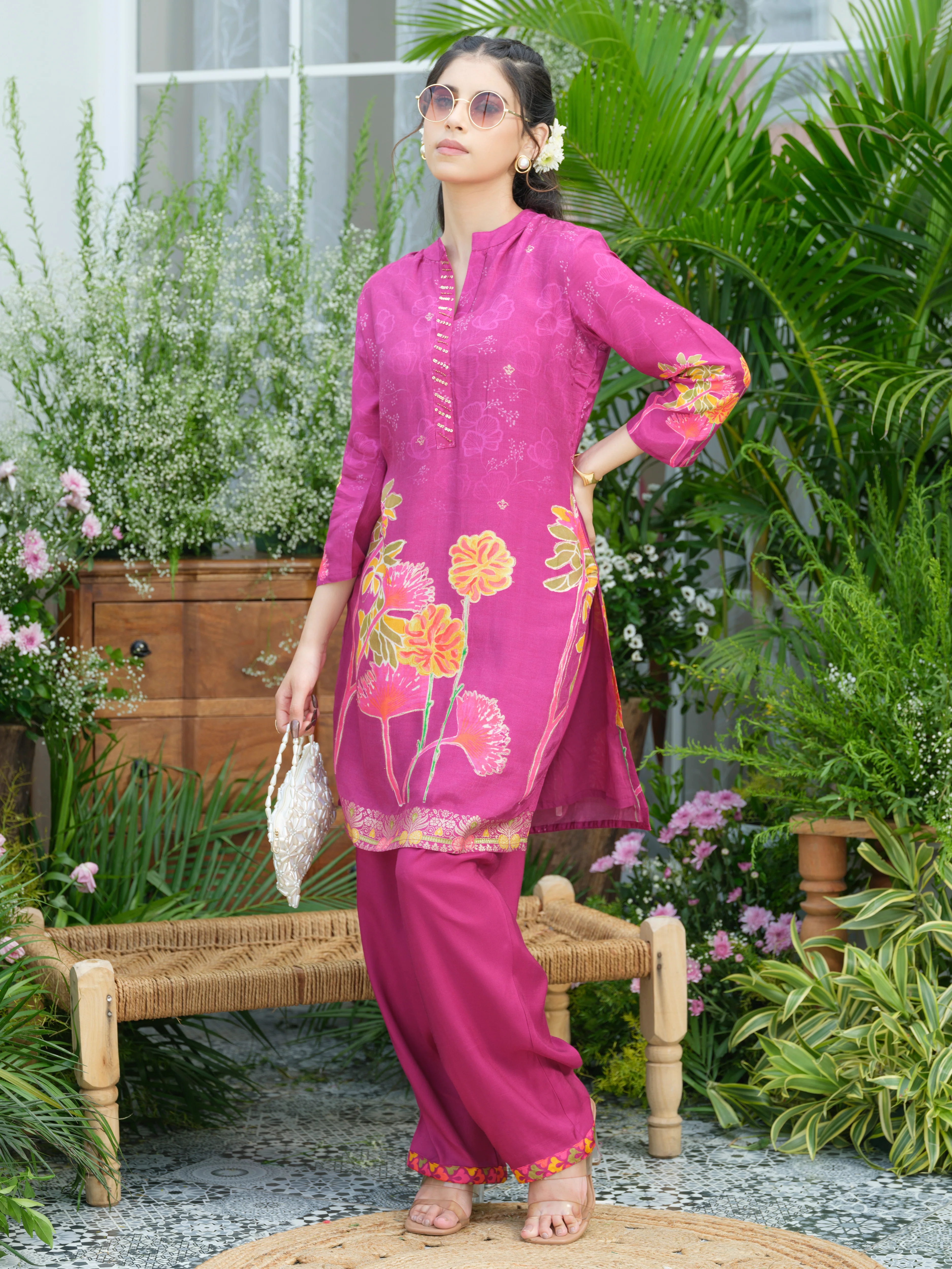 Palash flamingo premium co-ord set - Image 5