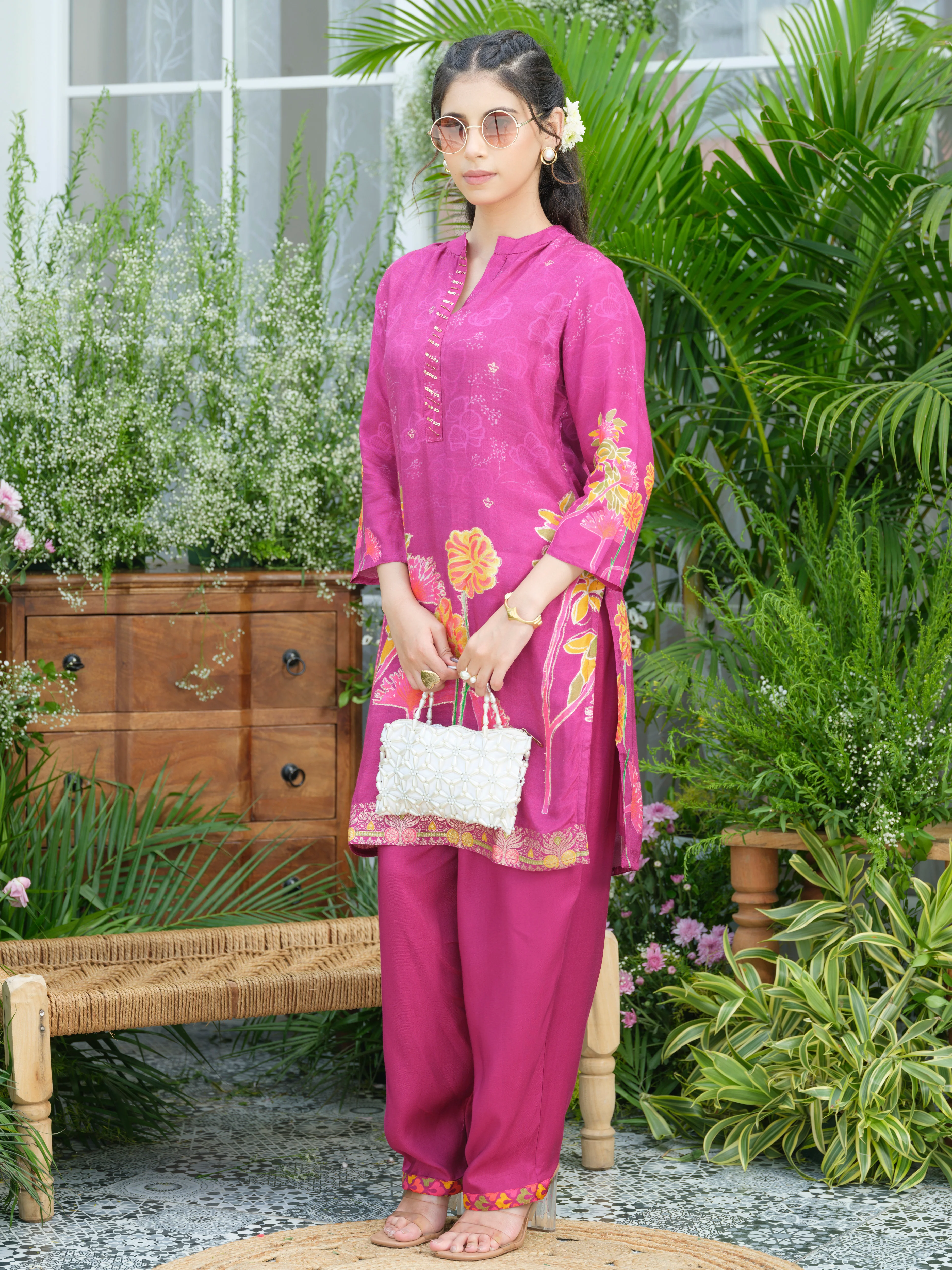 Palash flamingo premium co-ord set - Image 7