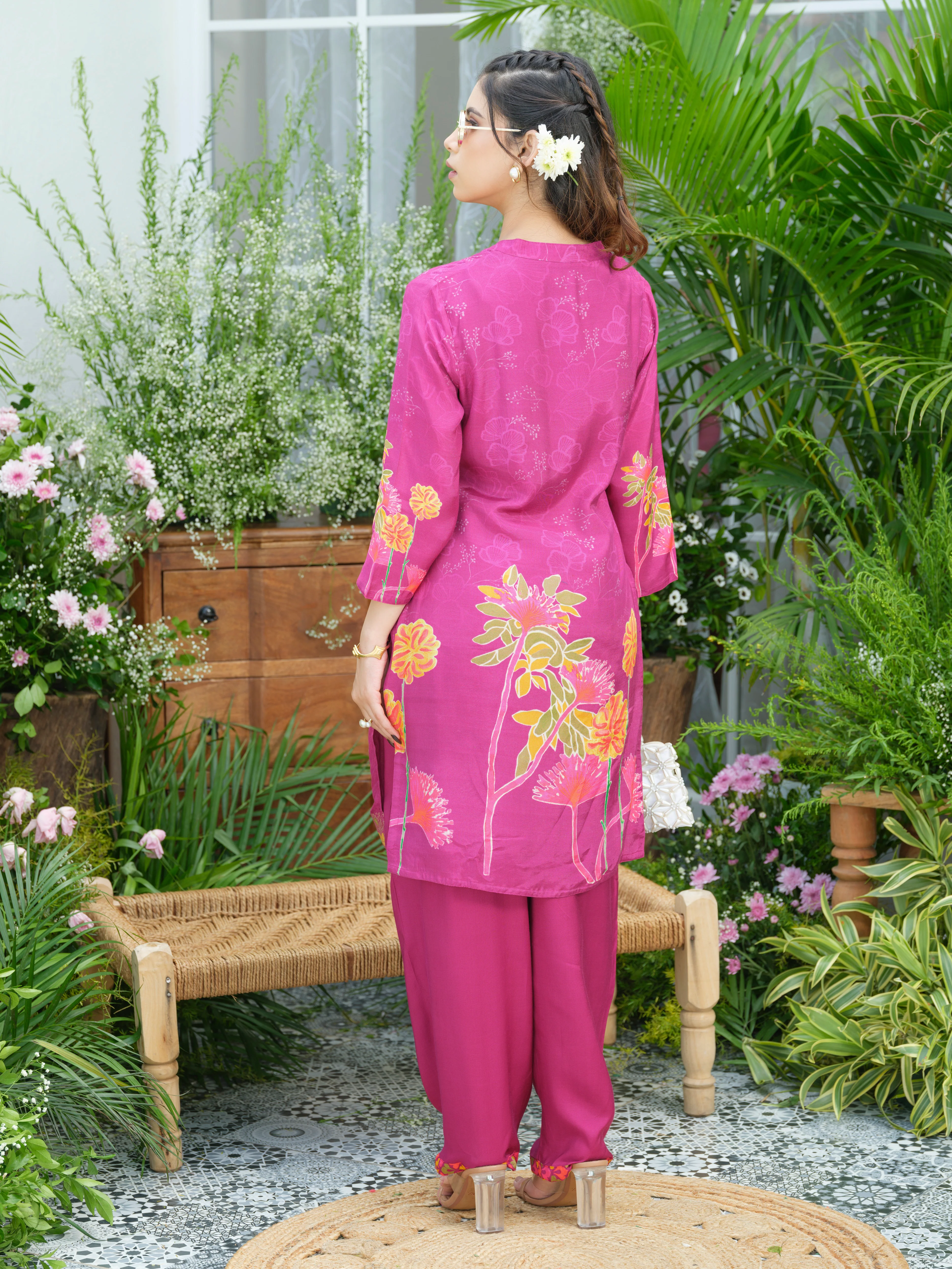 Palash flamingo premium co-ord set - Image 8