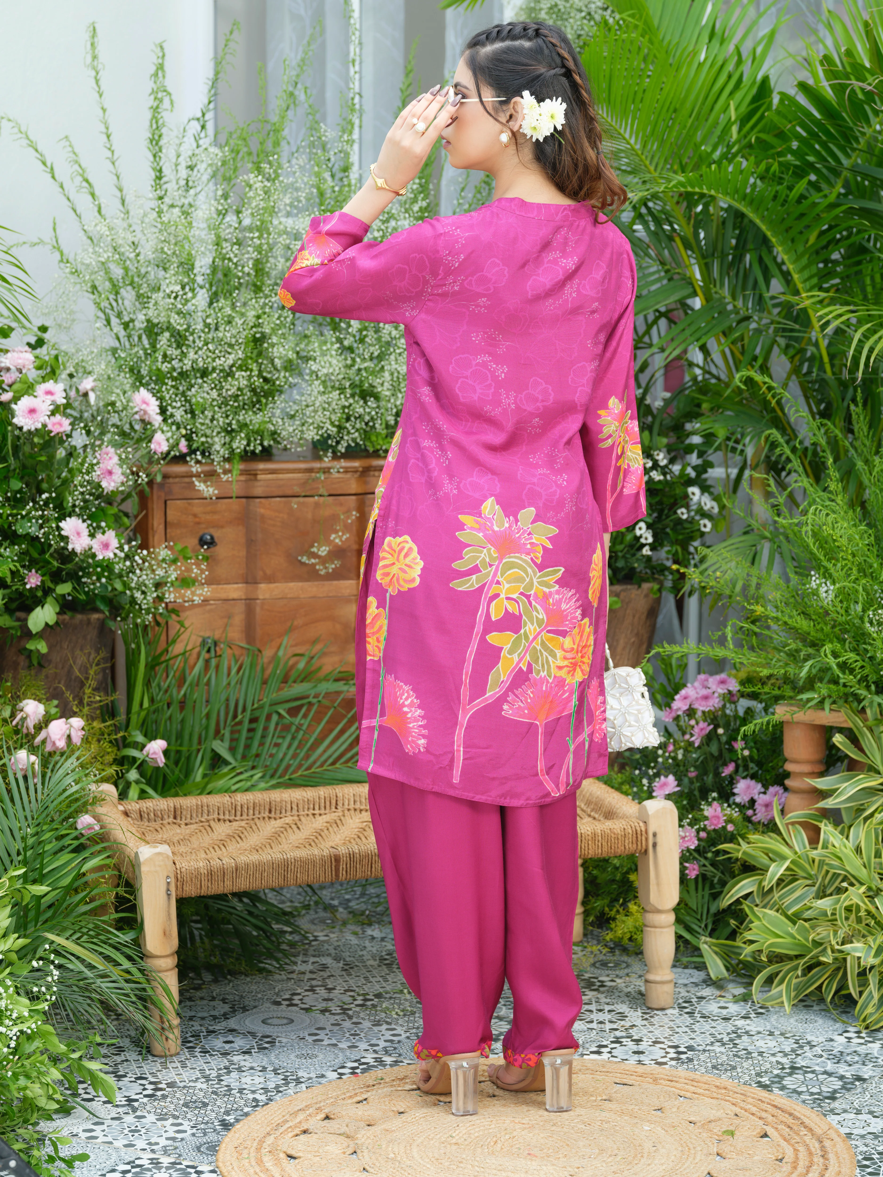 Palash flamingo premium co-ord set - Image 9
