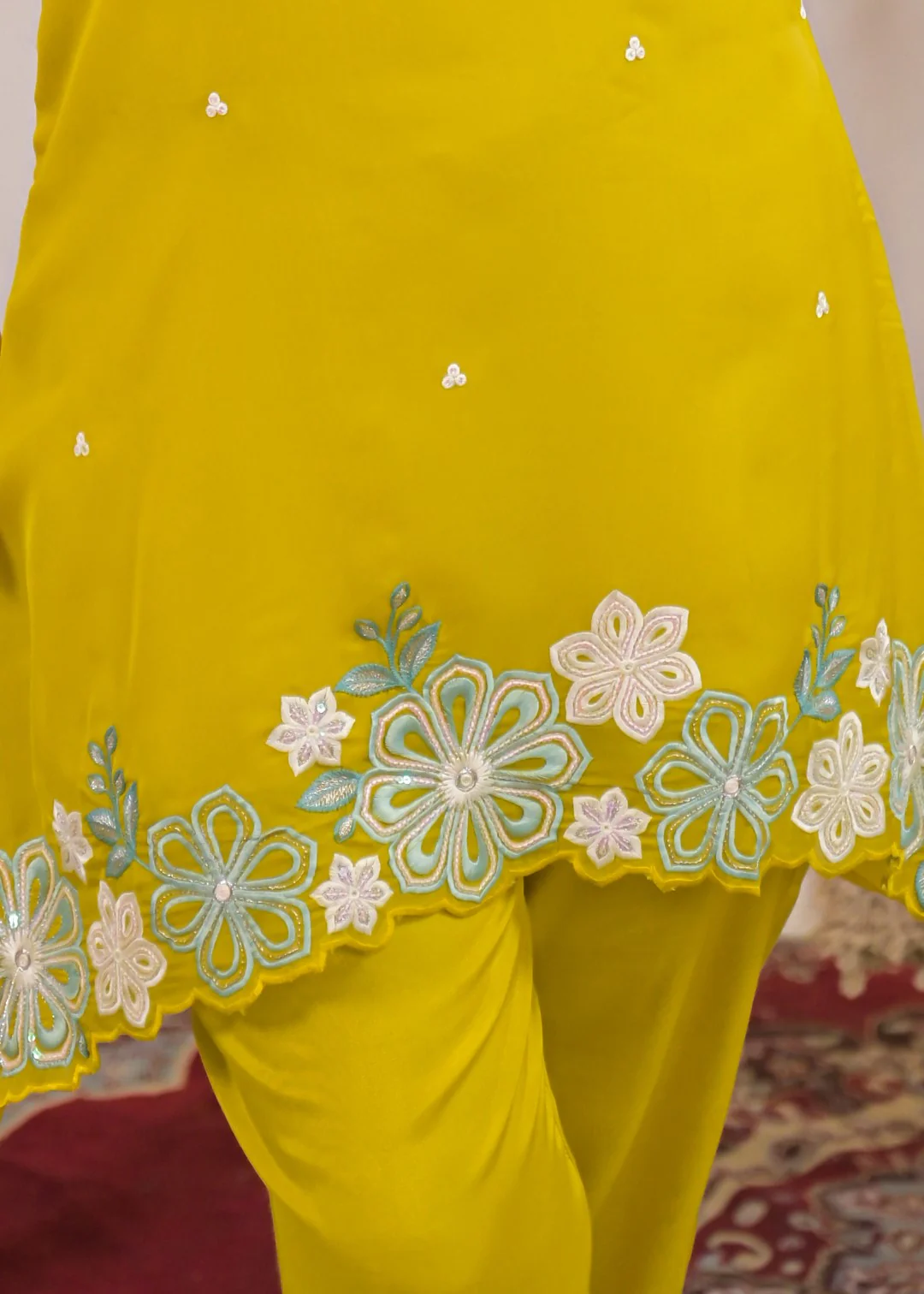 Tanishk Corn Embroidery Co-ord set - Image 4