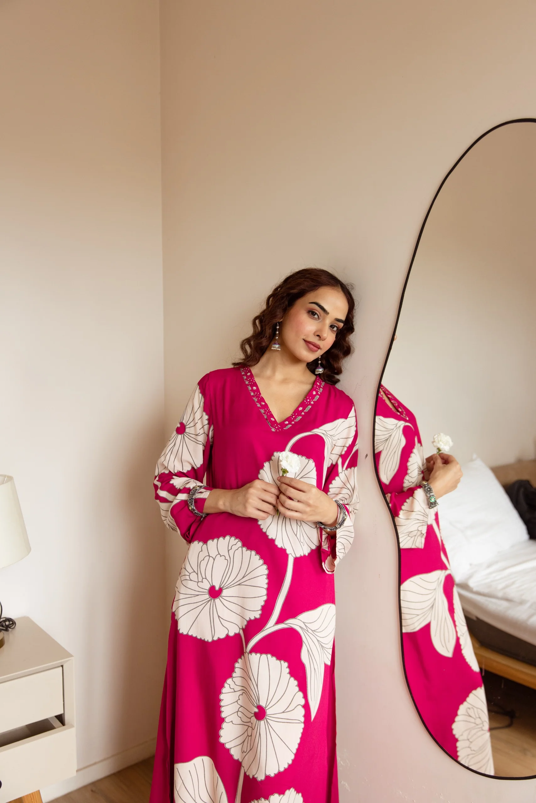 Kabool punch cotton kurta pant set - Image 5