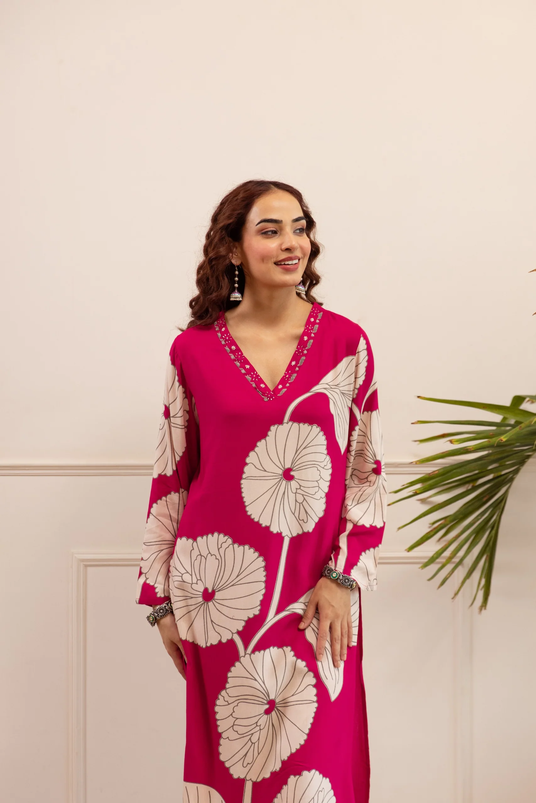 Kabool punch cotton kurta pant set - Image 6