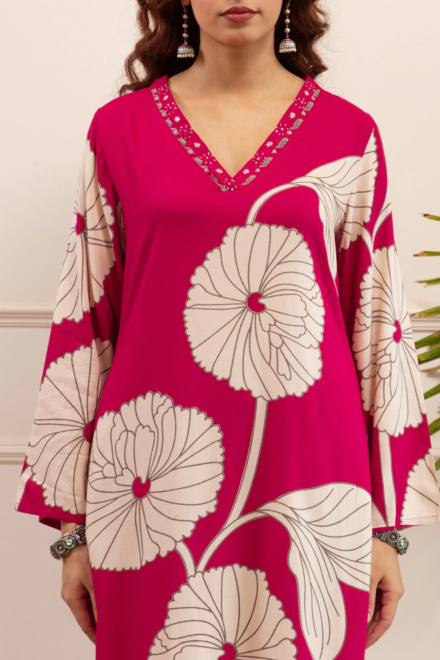 Kabool punch cotton kurta pant set - Image 7
